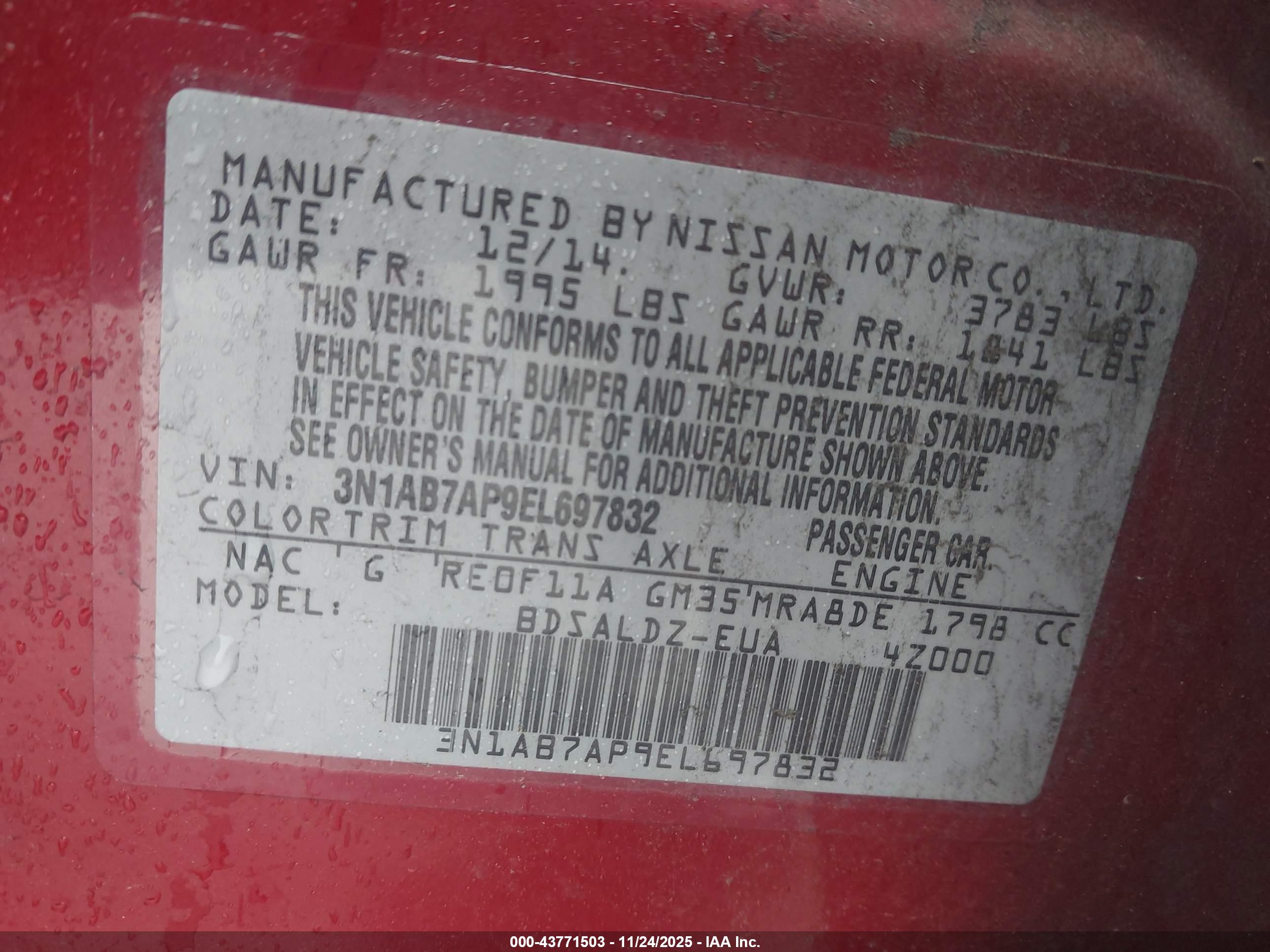 NISSAN SENTRA image 9