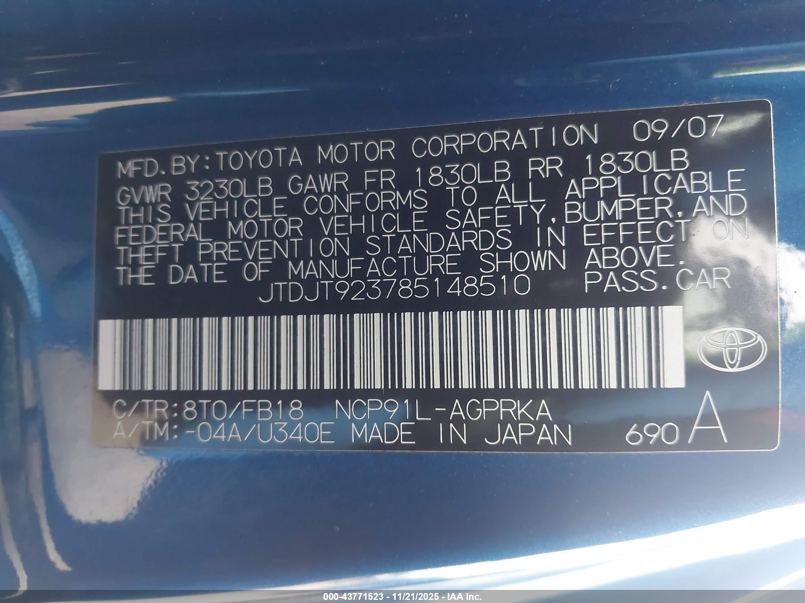 TOYOTA YARIS image 9