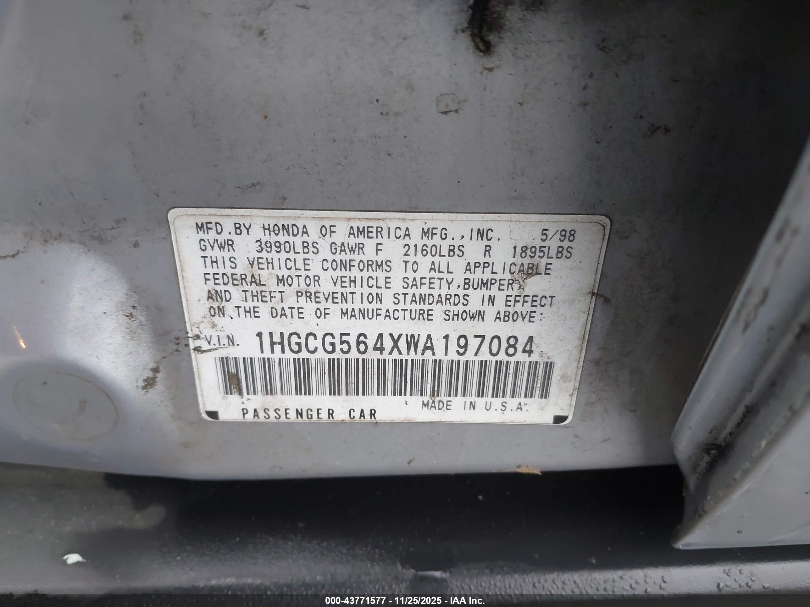 HONDA ACCORD image 9