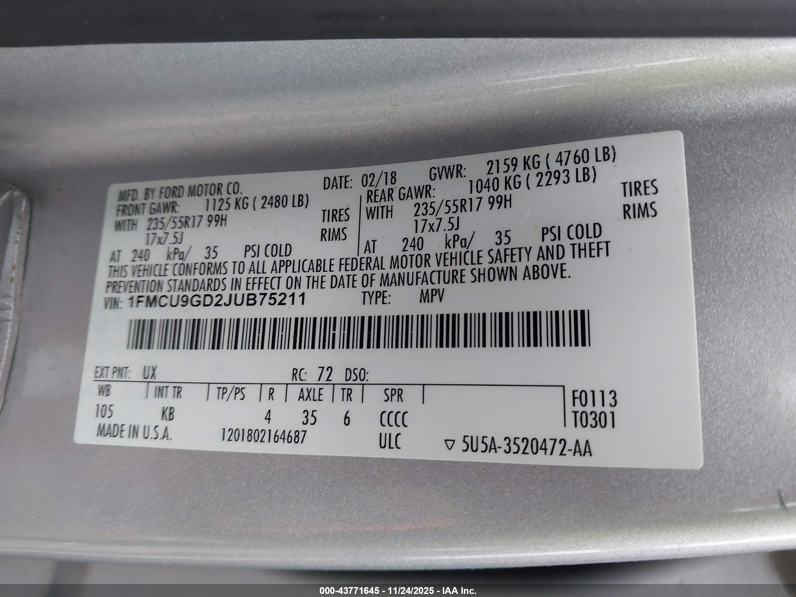 FORD ESCAPE image 9