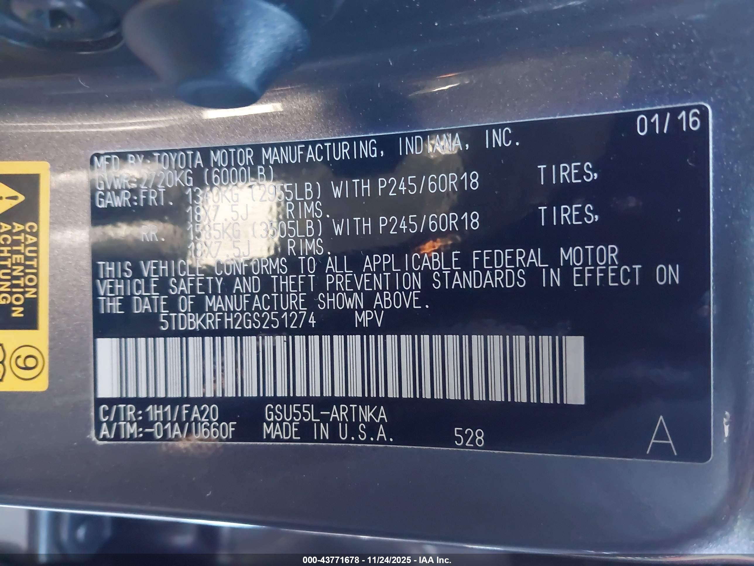 TOYOTA HIGHLANDER image 9