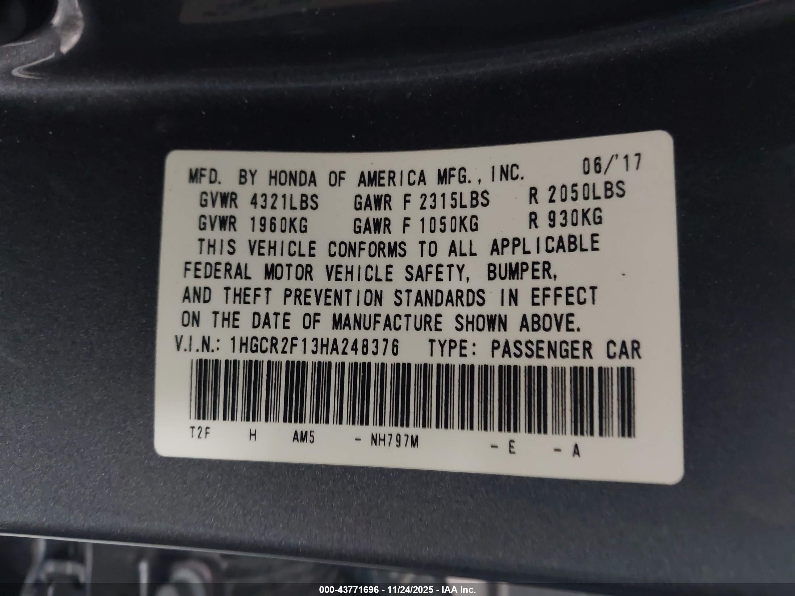 HONDA ACCORD image 9