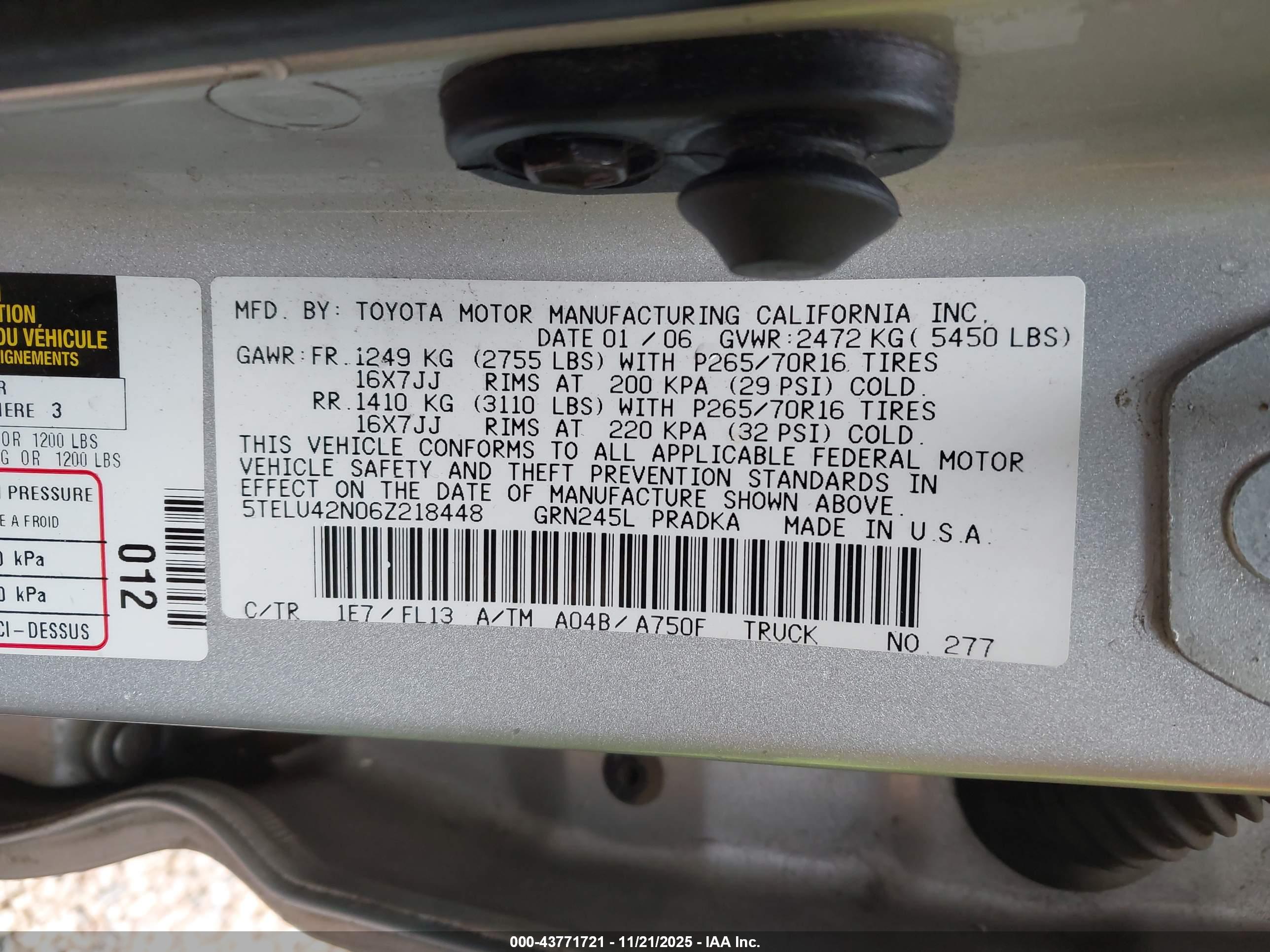 TOYOTA TACOMA image 9