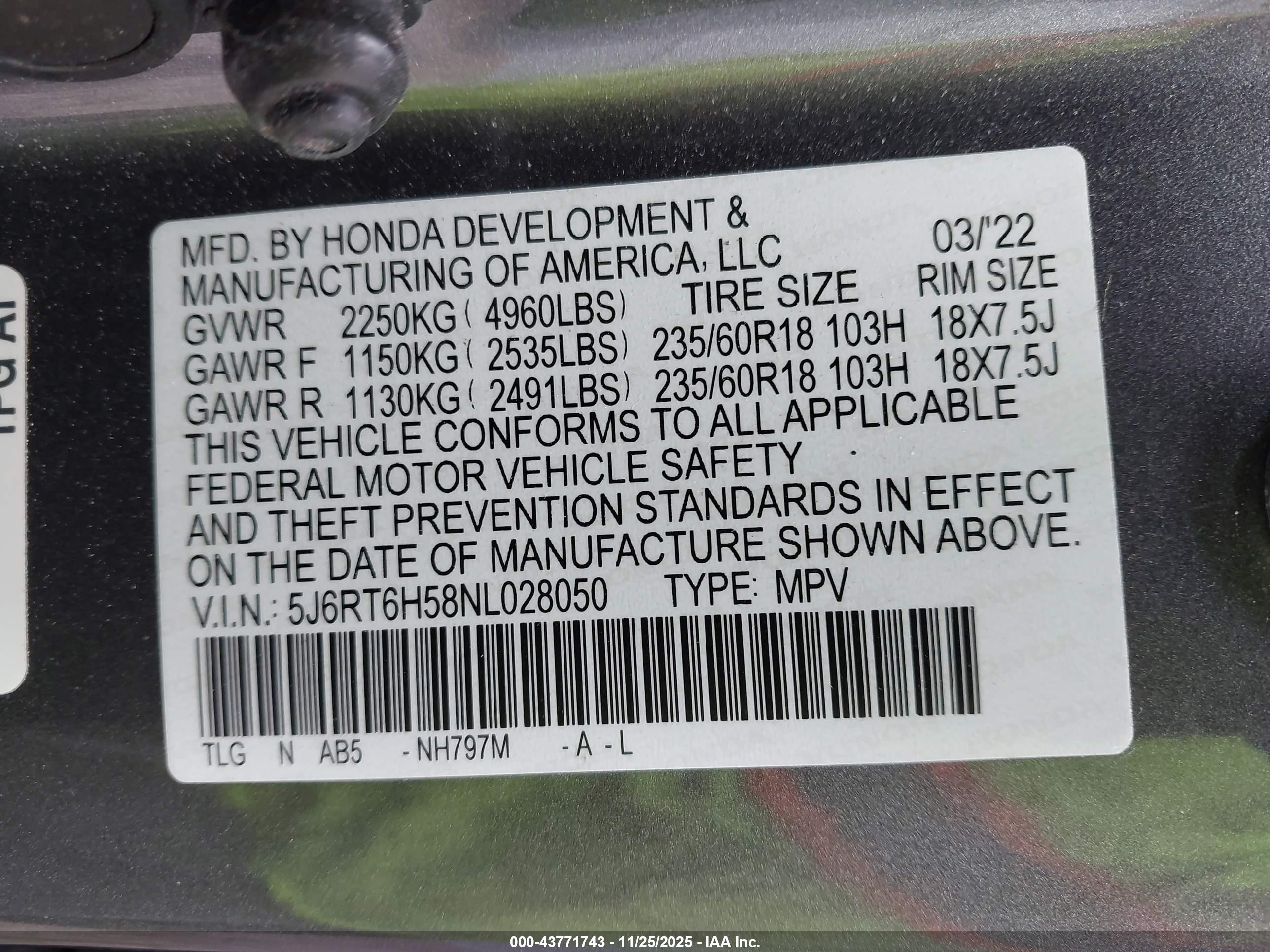 HONDA CR-V image 9