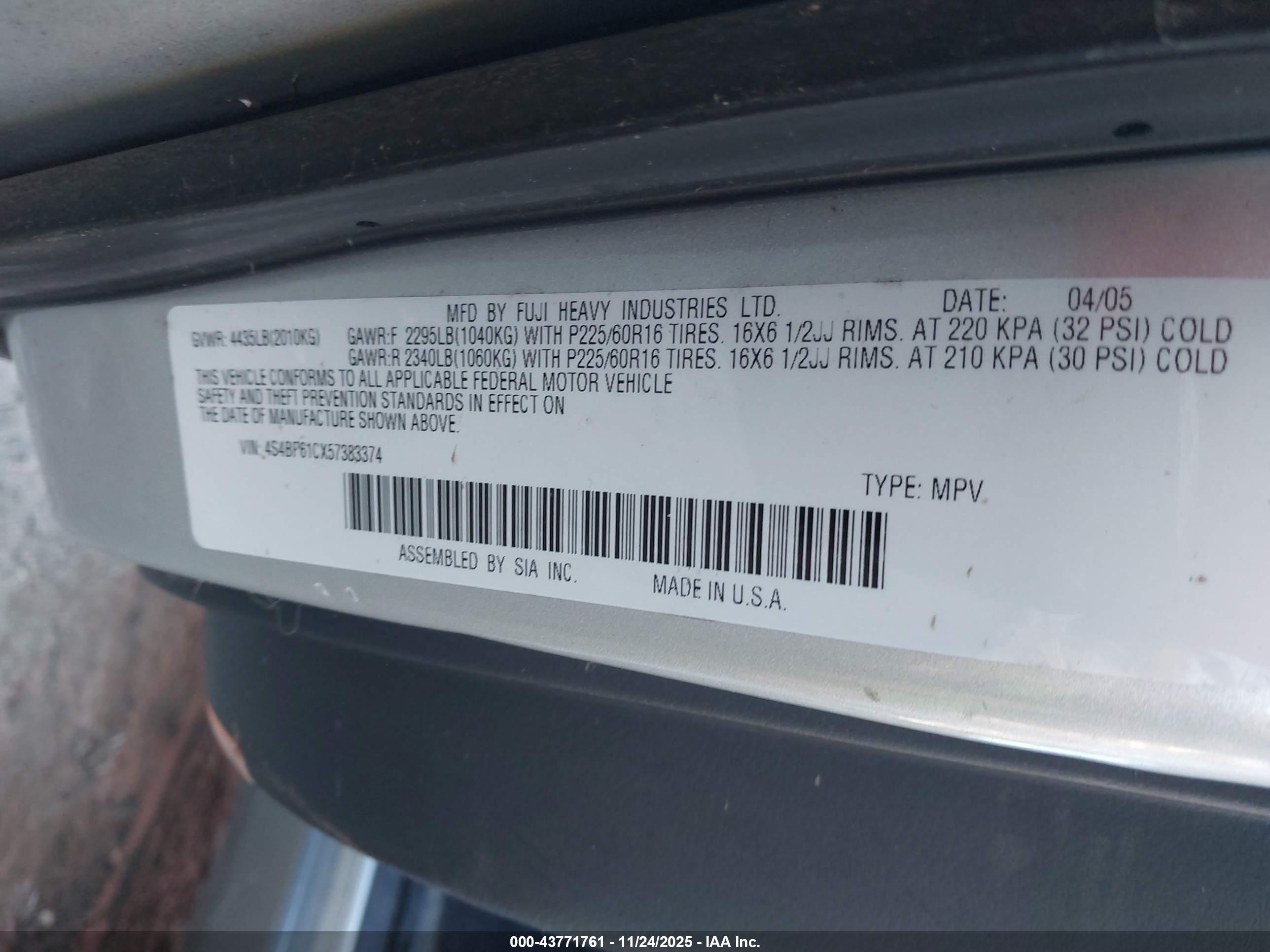 SUBARU OUTBACK image 9