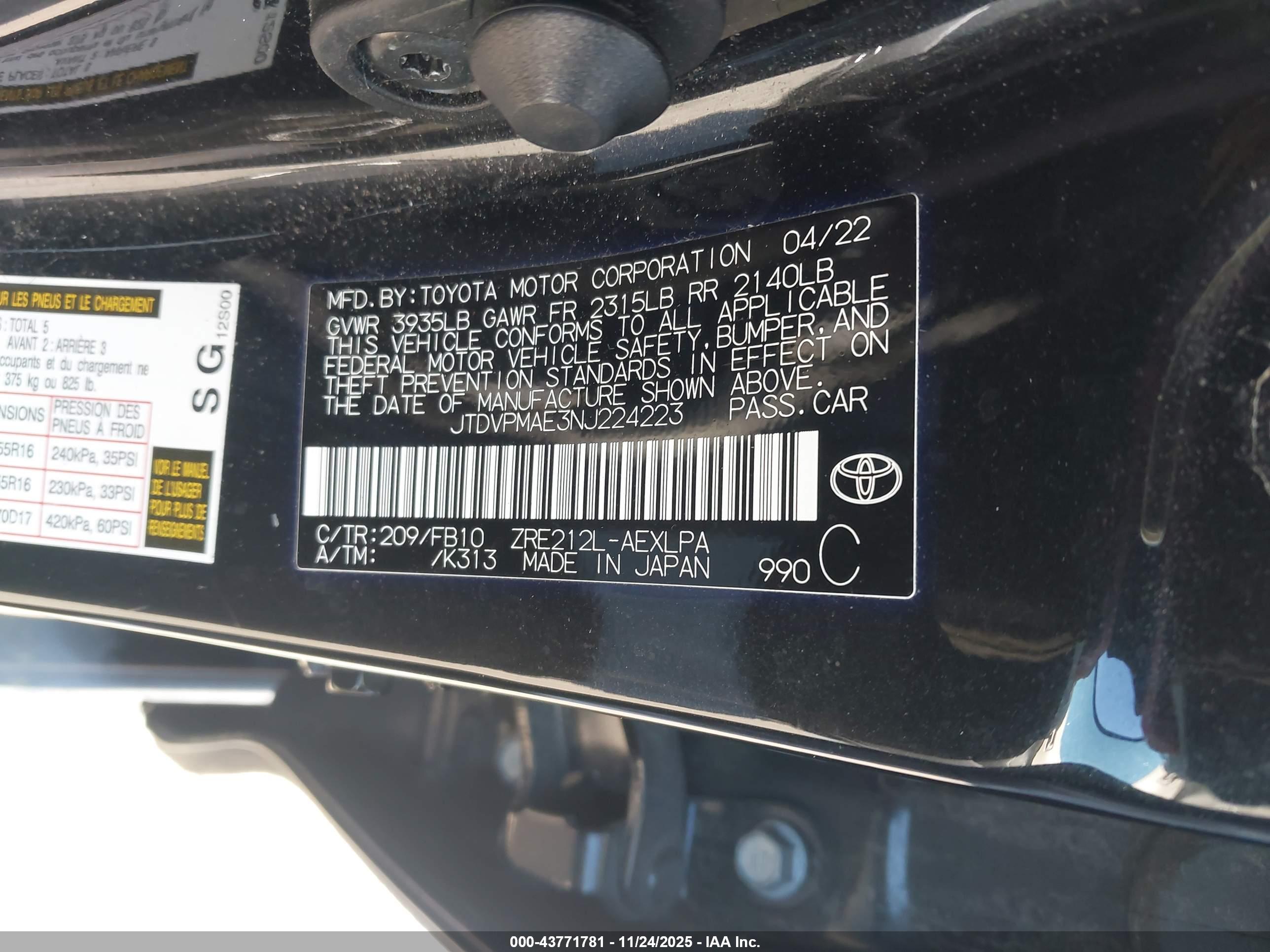 TOYOTA COROLLA image 9
