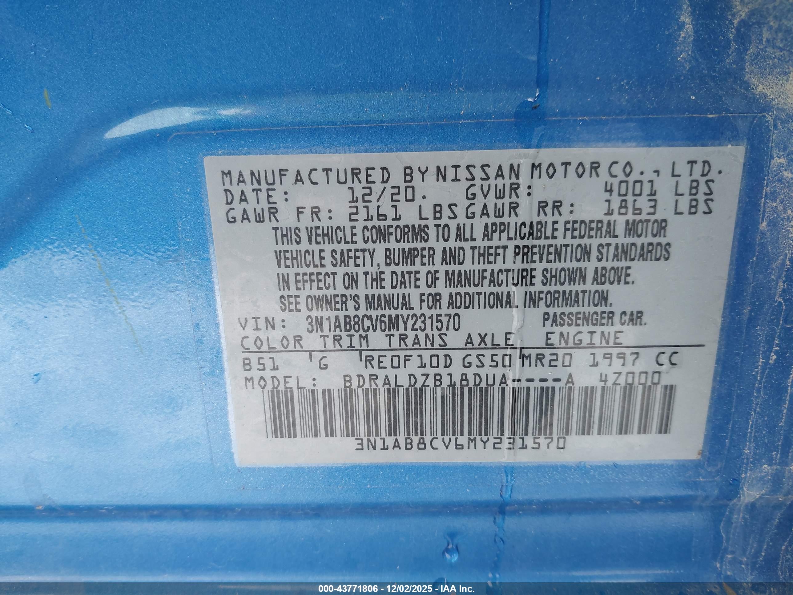 NISSAN SENTRA image 9