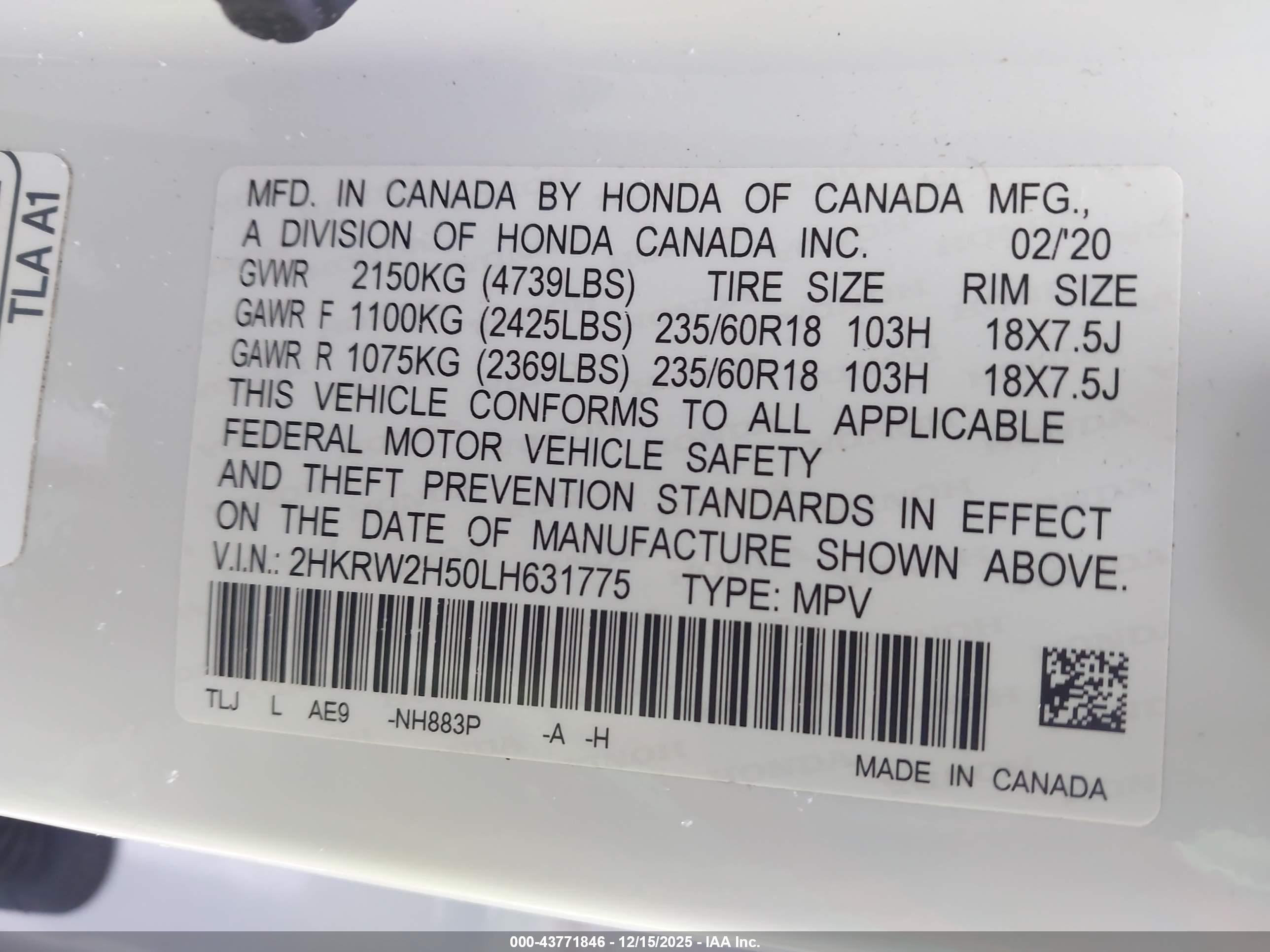 HONDA CR-V image 9