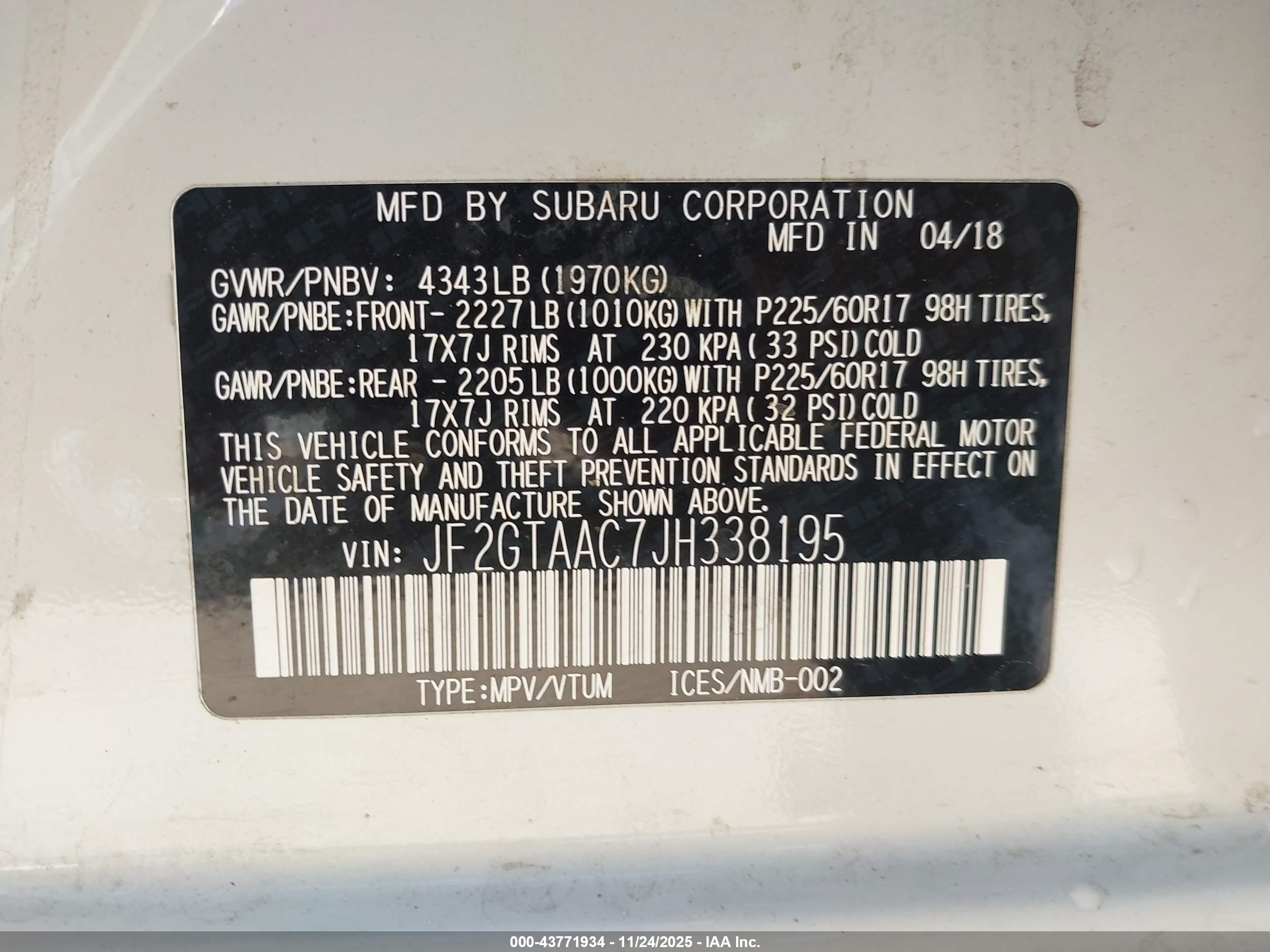 SUBARU CROSSTREK image 9