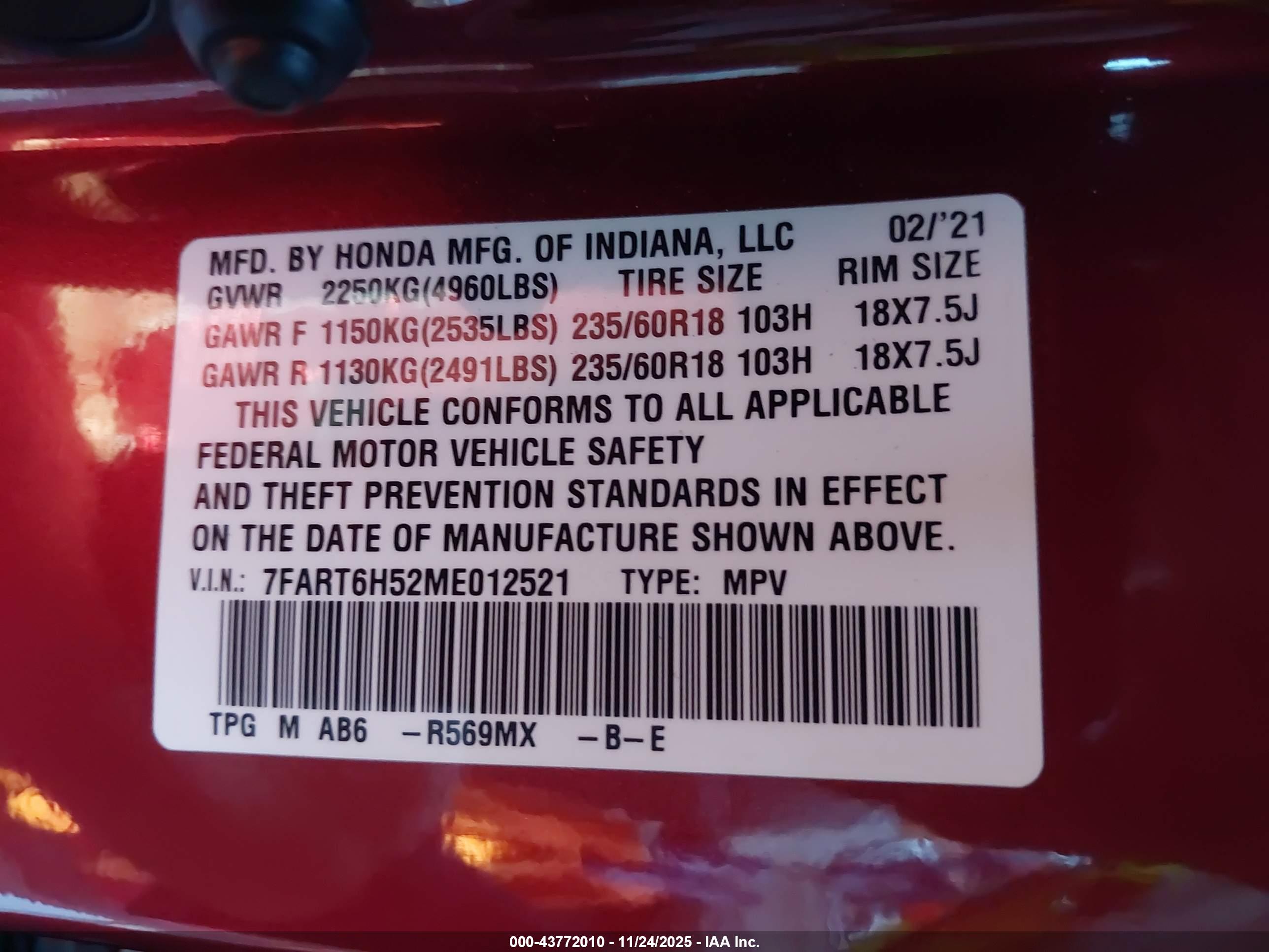 HONDA CR-V image 9
