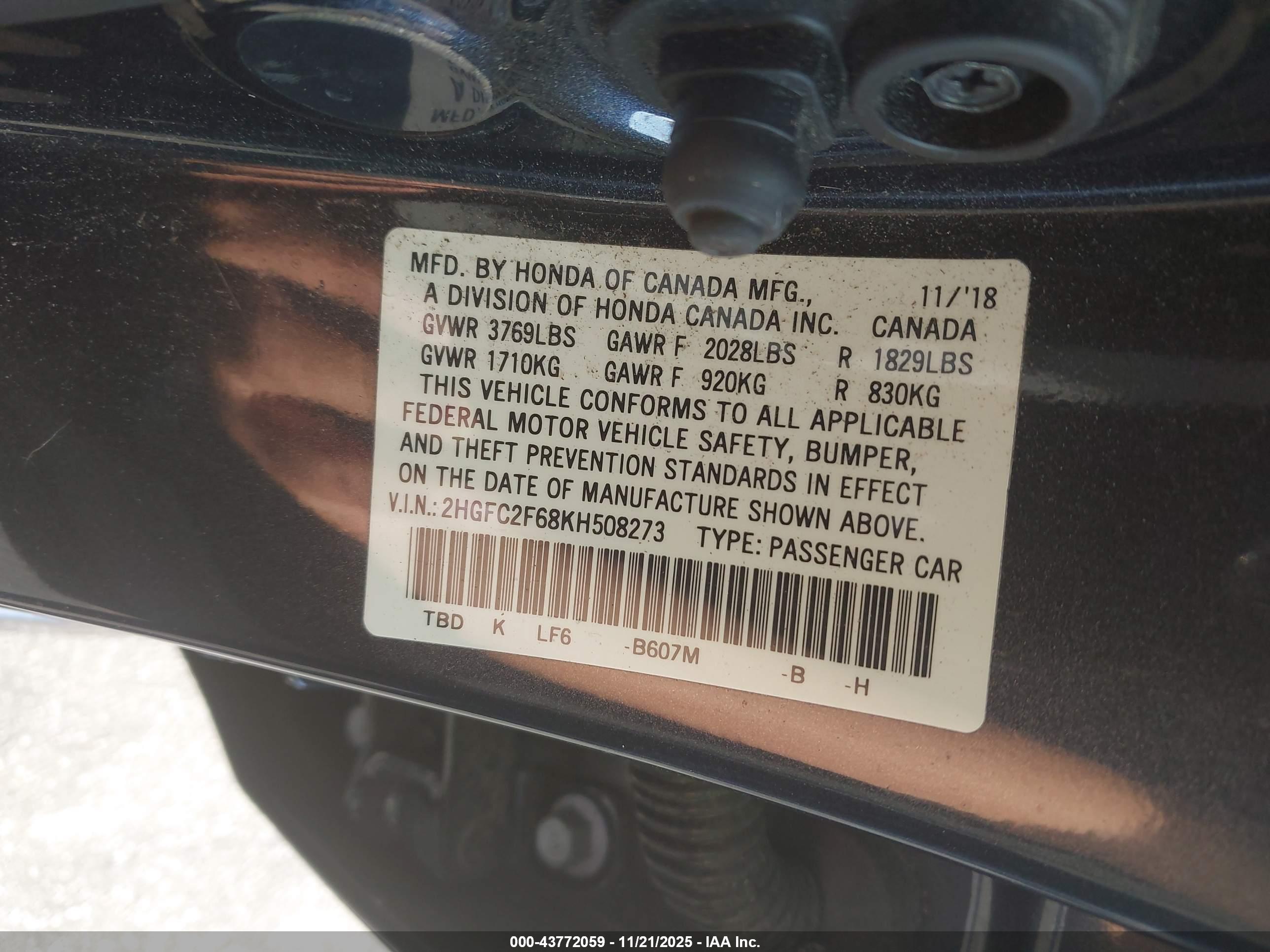HONDA CIVIC image 9