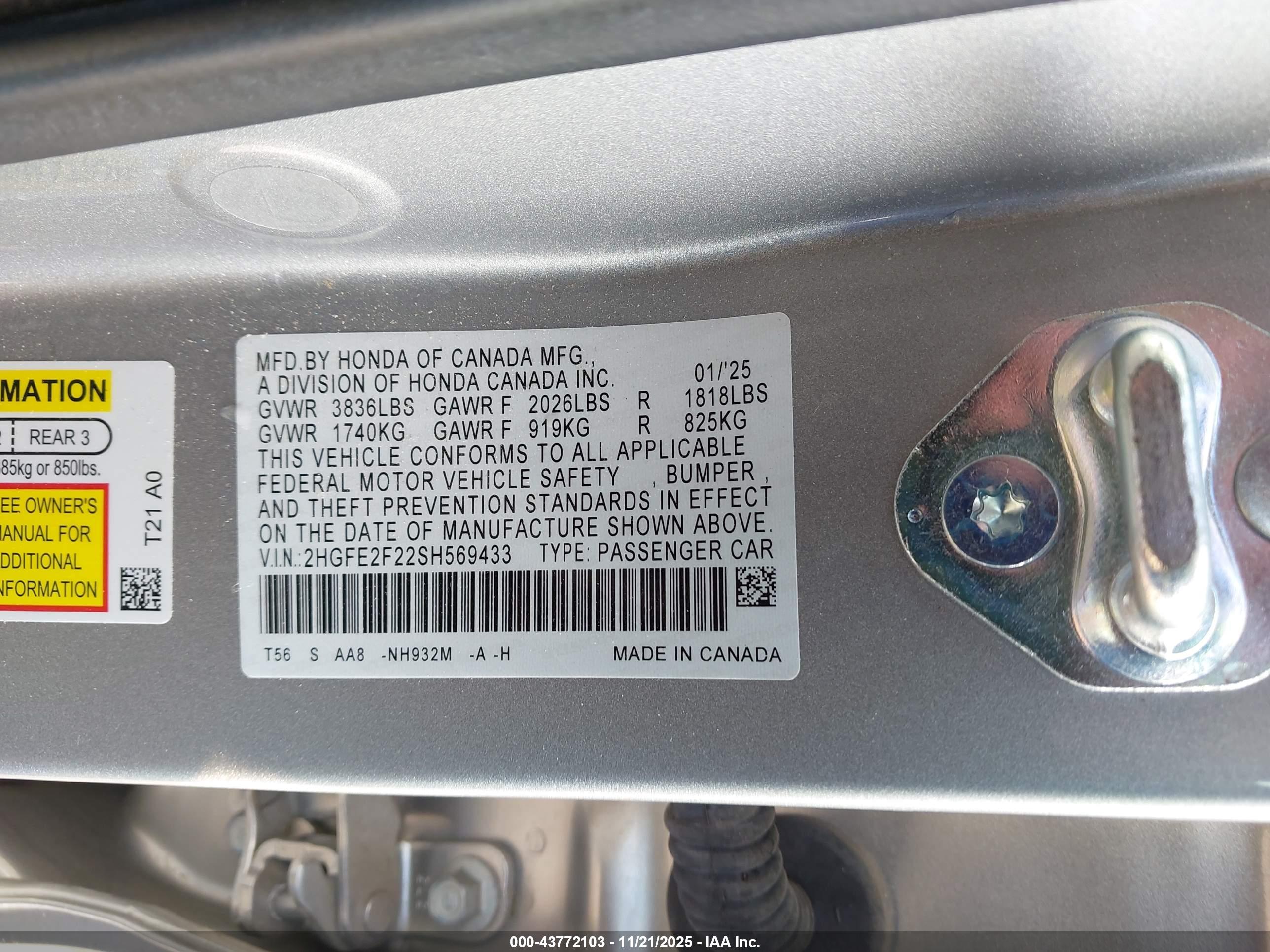 HONDA CIVIC image 9