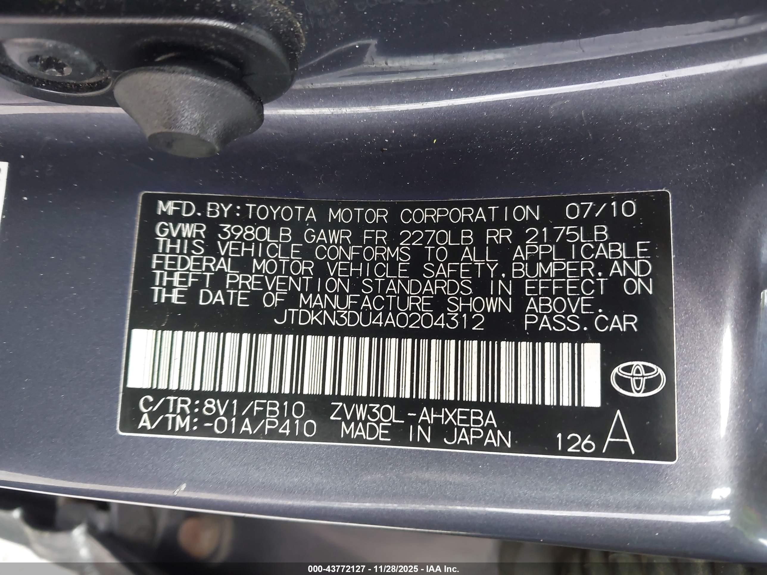 TOYOTA PRIUS image 9