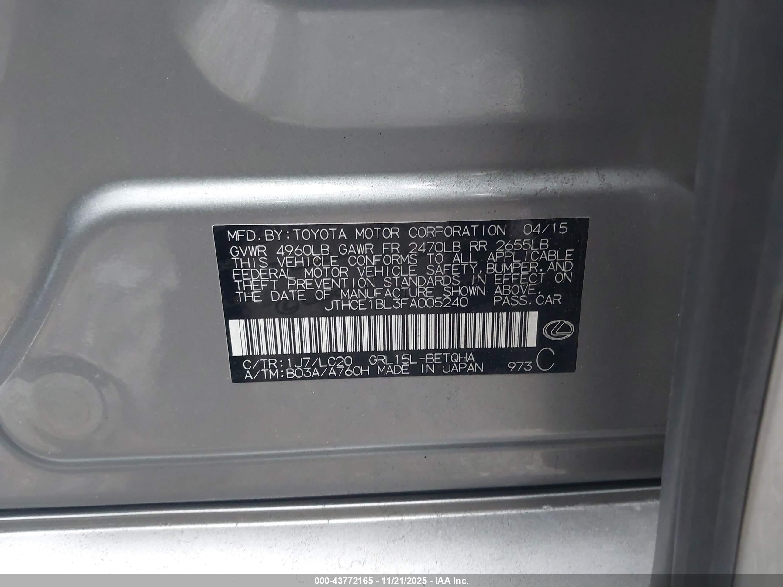 LEXUS GS image 9