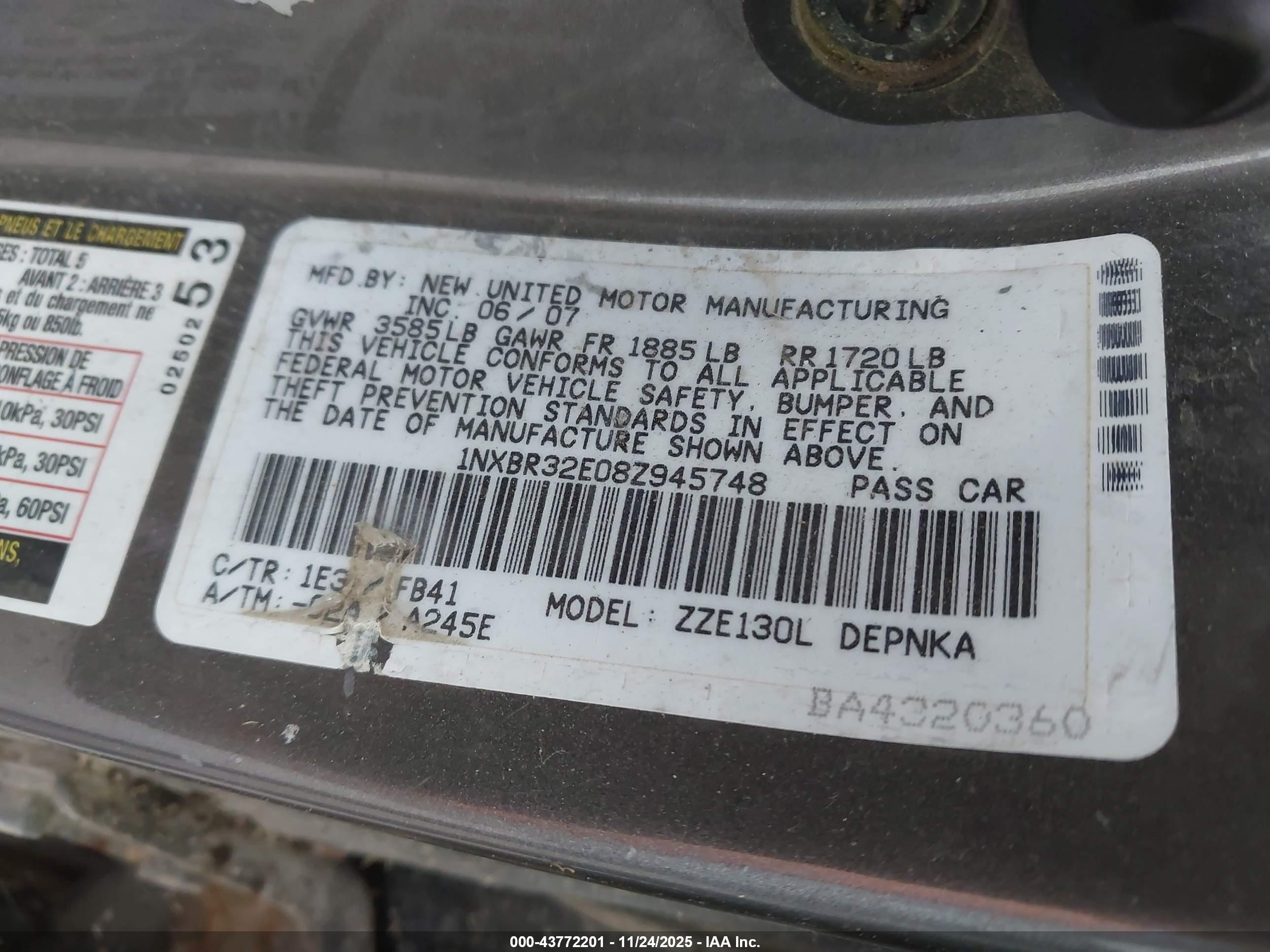 TOYOTA COROLLA image 9