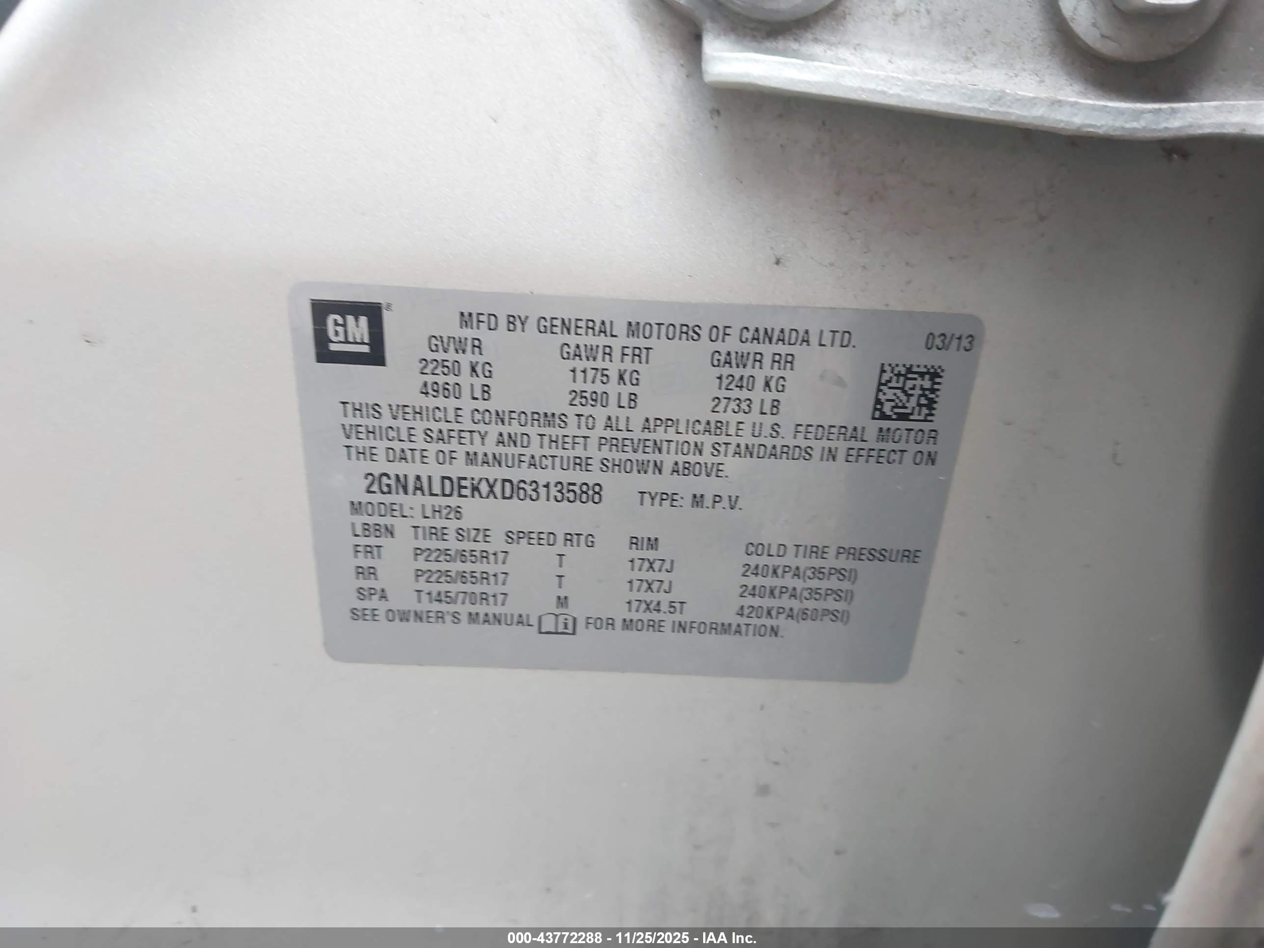 CHEVROLET EQUINOX image 9