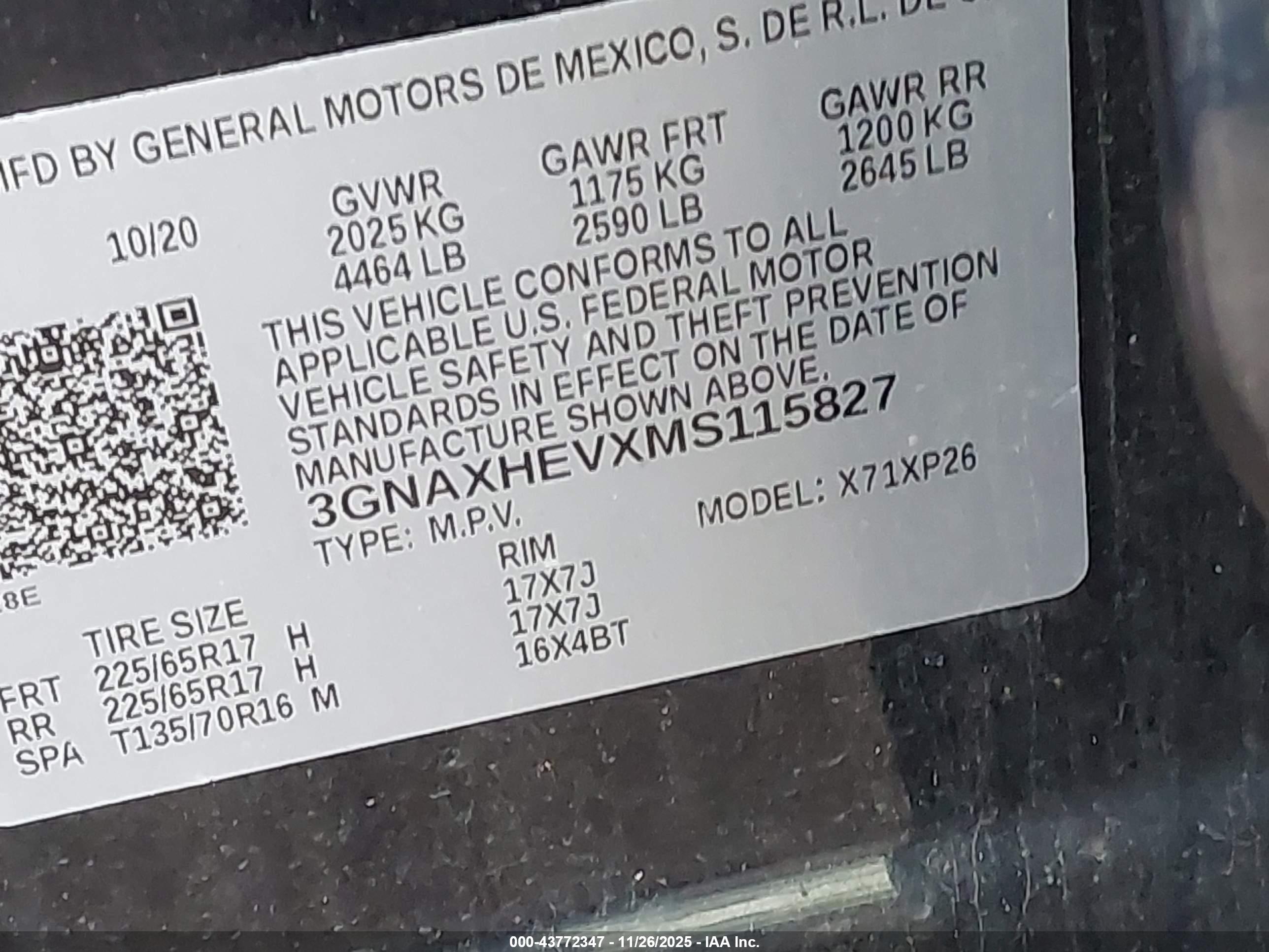 CHEVROLET EQUINOX image 9
