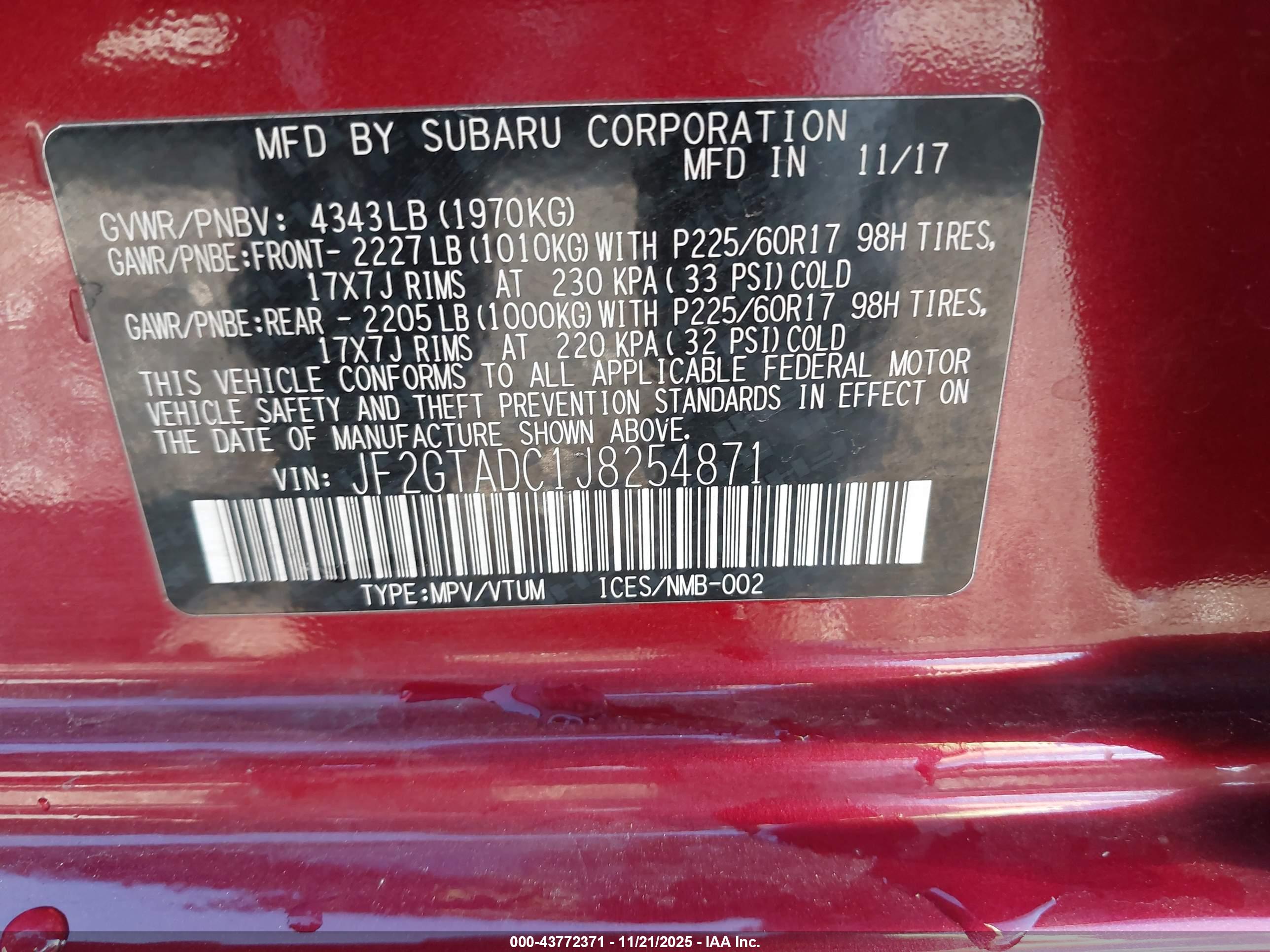 SUBARU CROSSTREK image 9