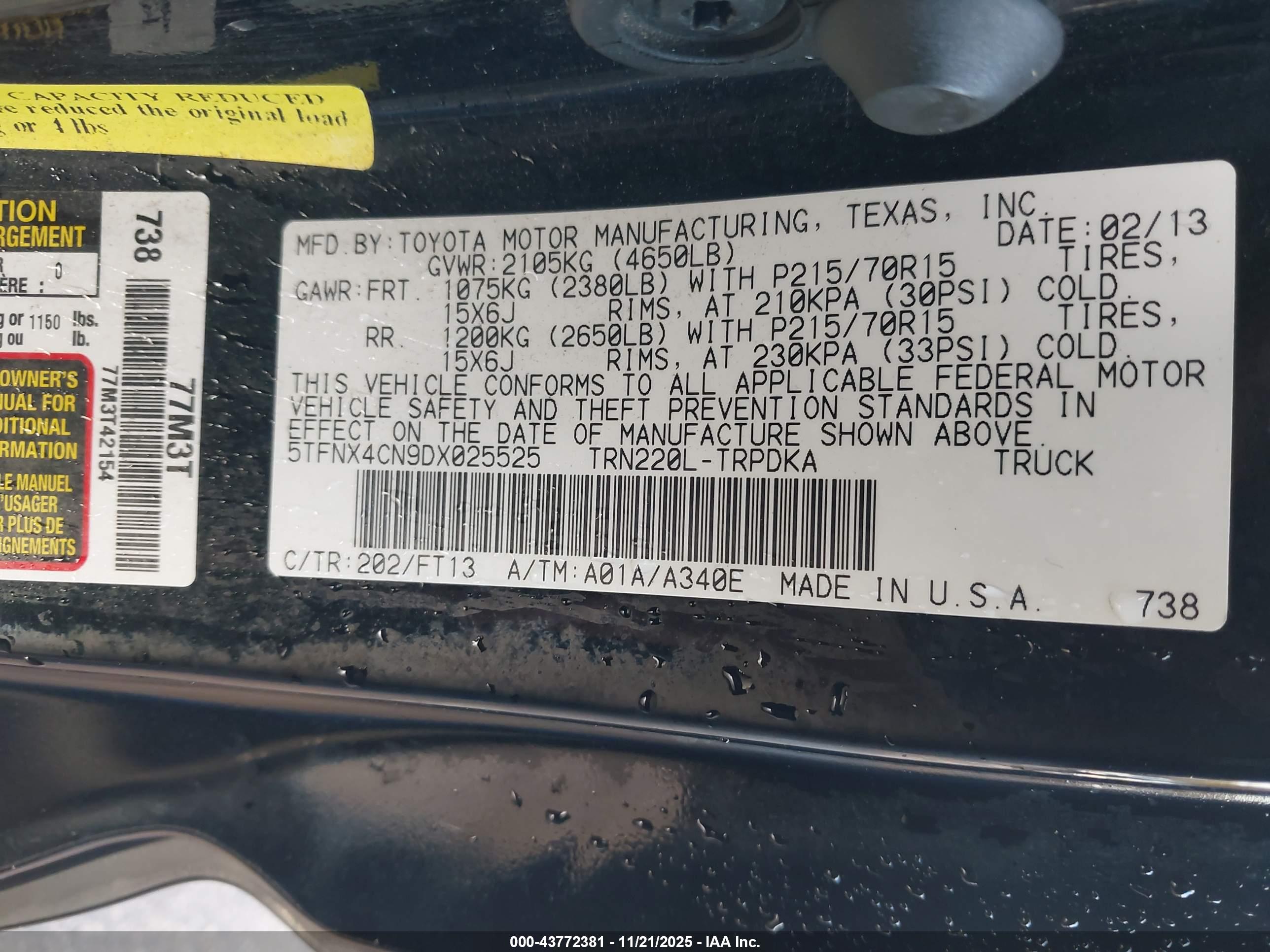 TOYOTA TACOMA image 9