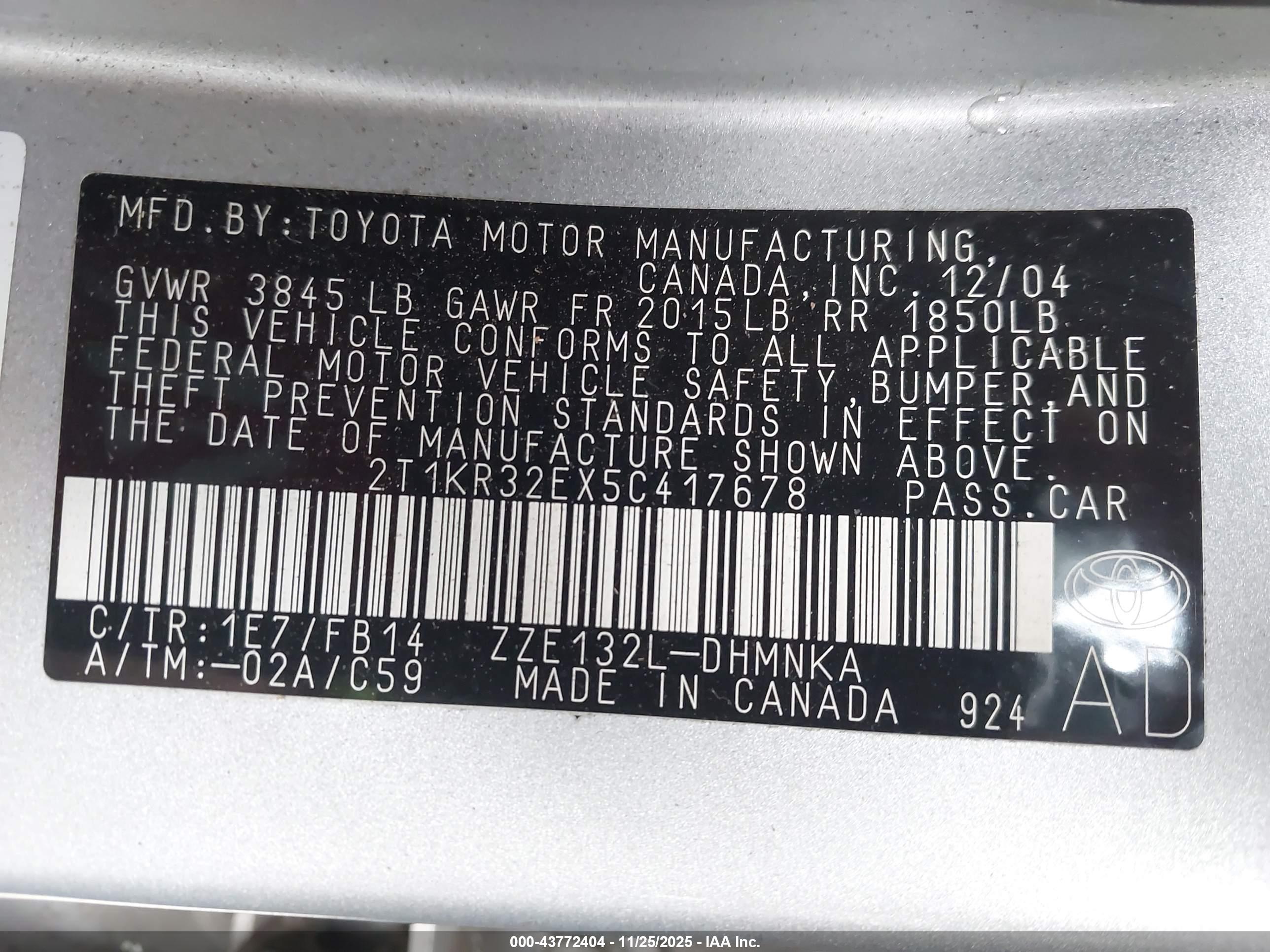 TOYOTA MATRIX image 9