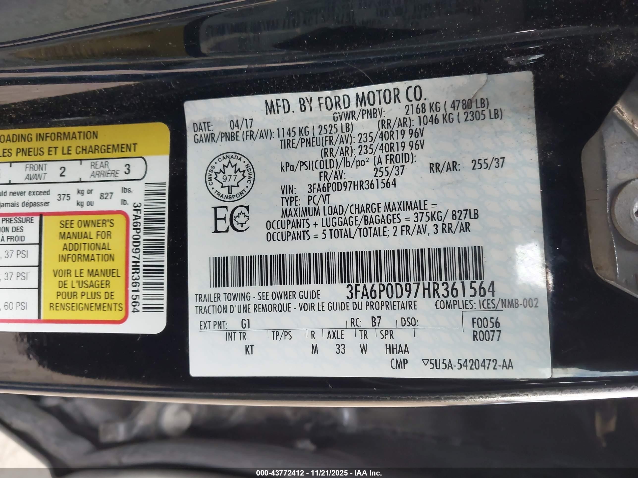 FORD FUSION image 9