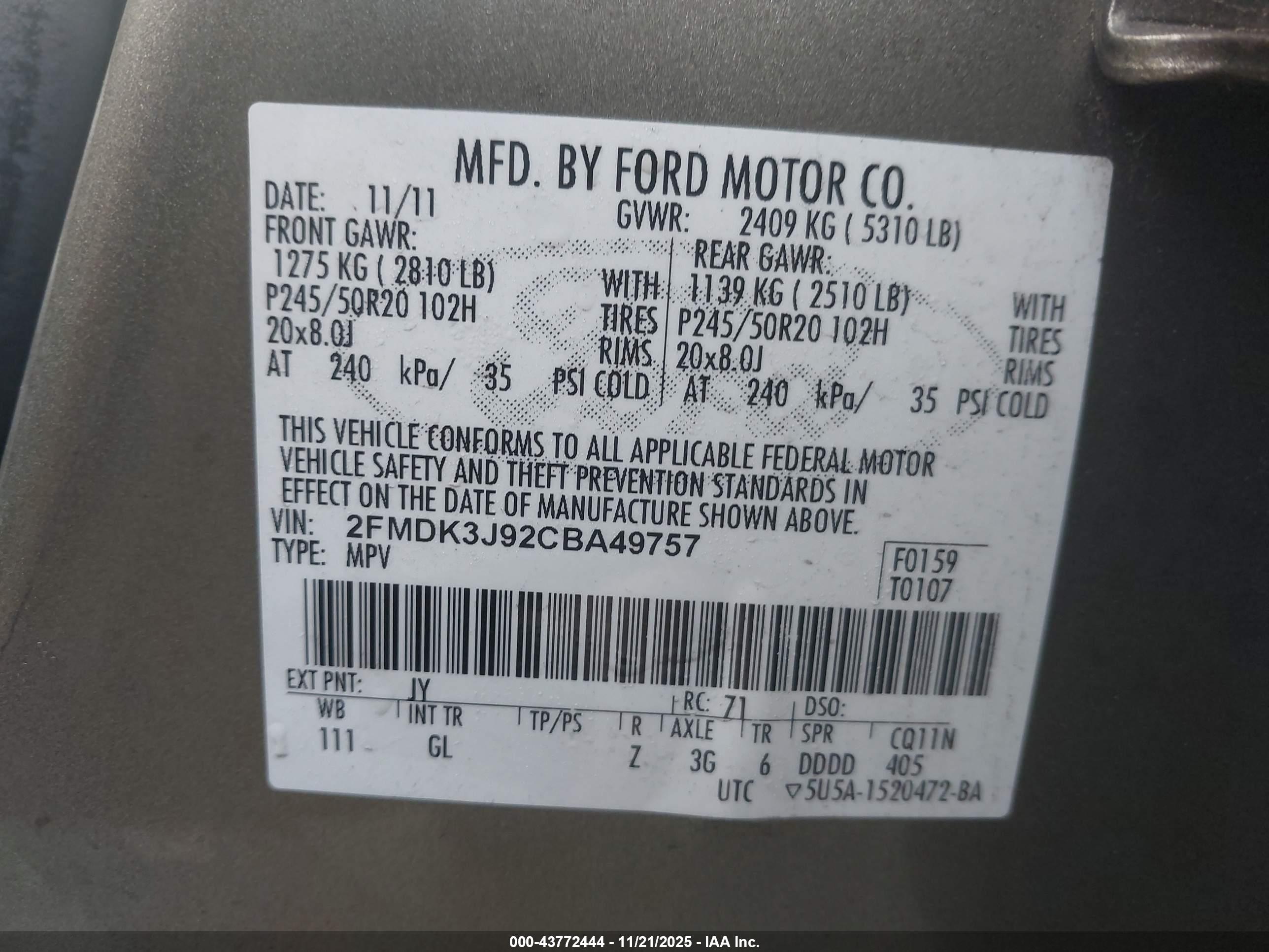 FORD EDGE image 9