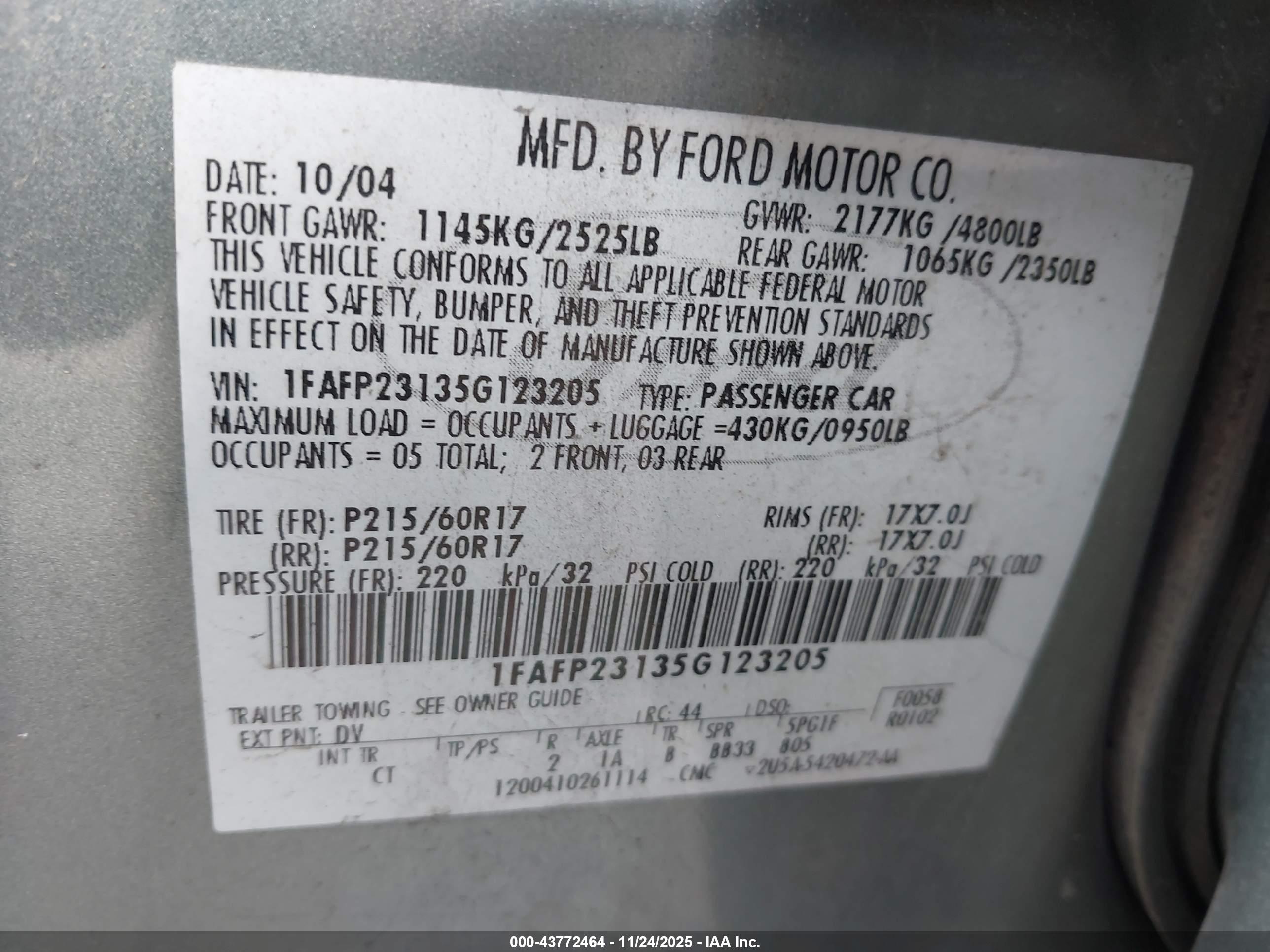 FORD FIVE image 9