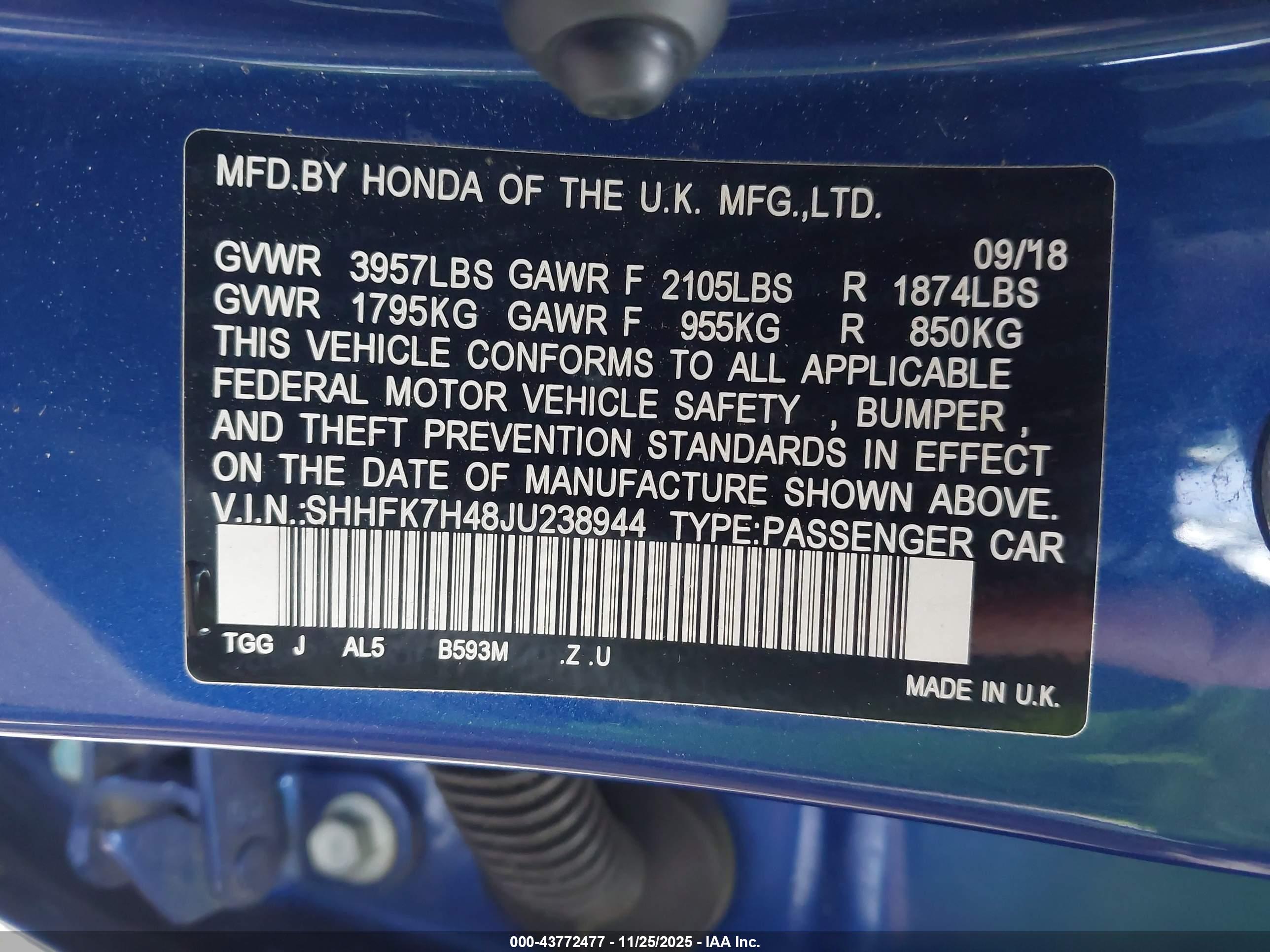 HONDA CIVIC image 9