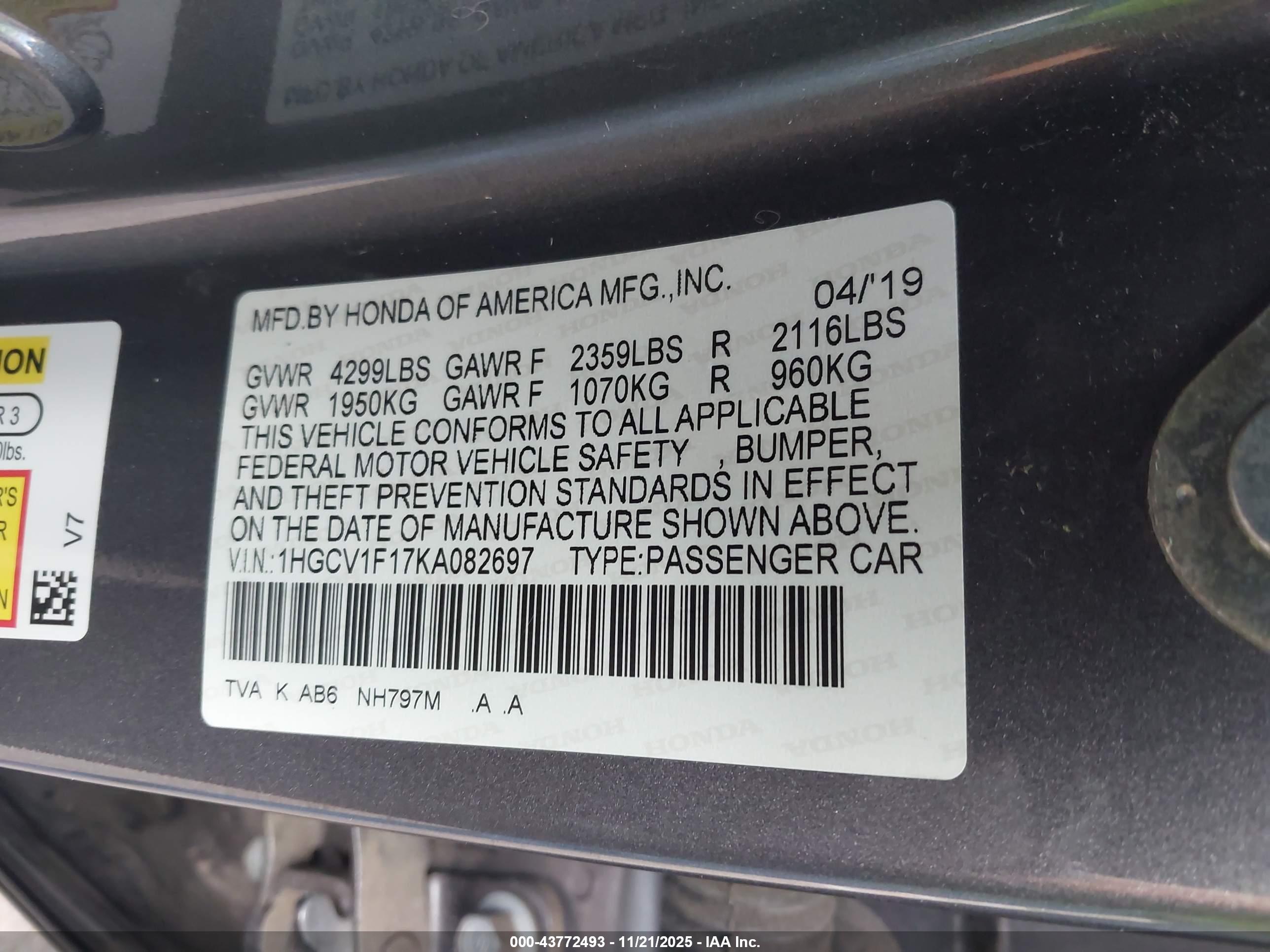 HONDA ACCORD image 9