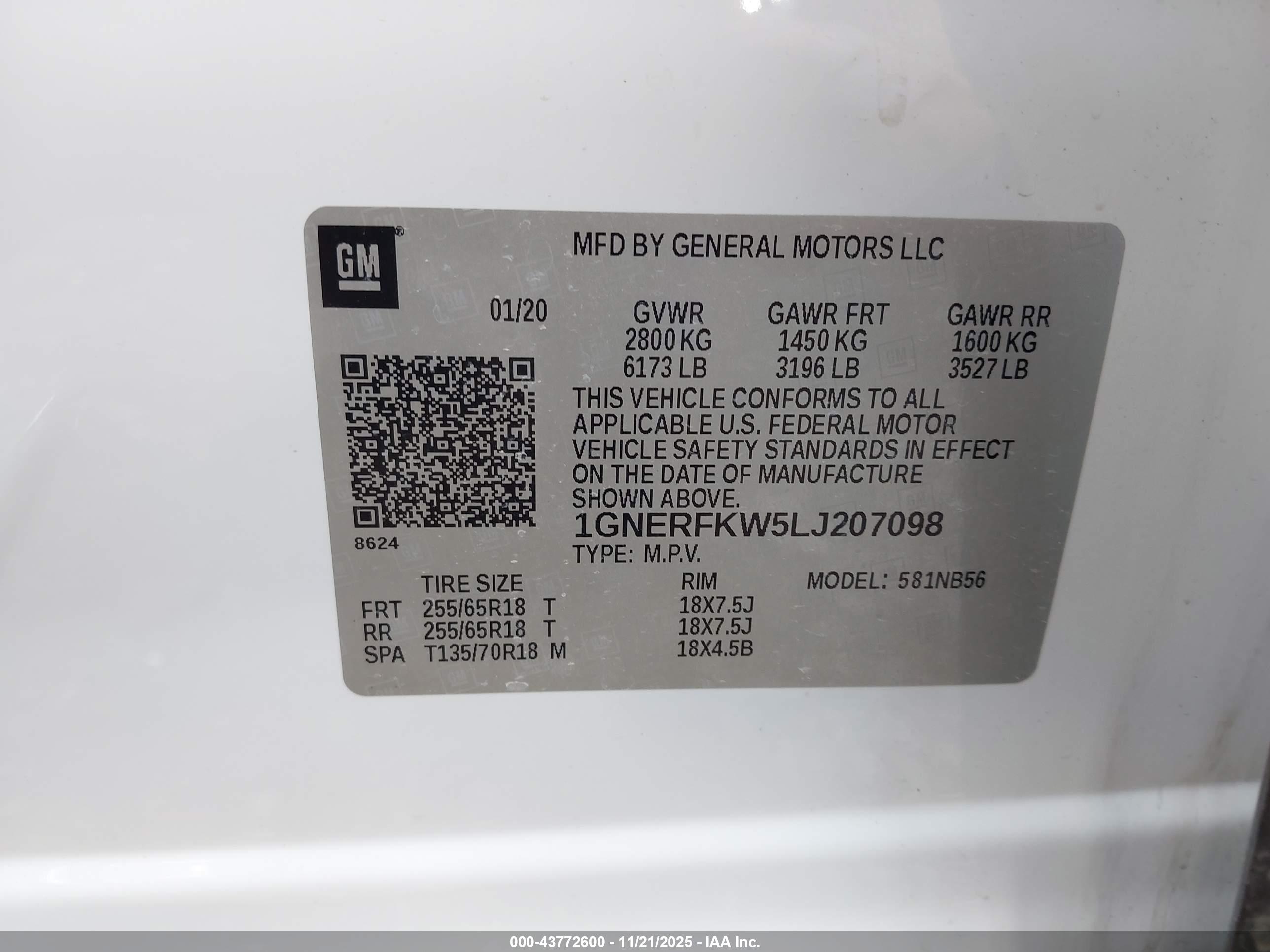 CHEVROLET TRAVERSE image 9