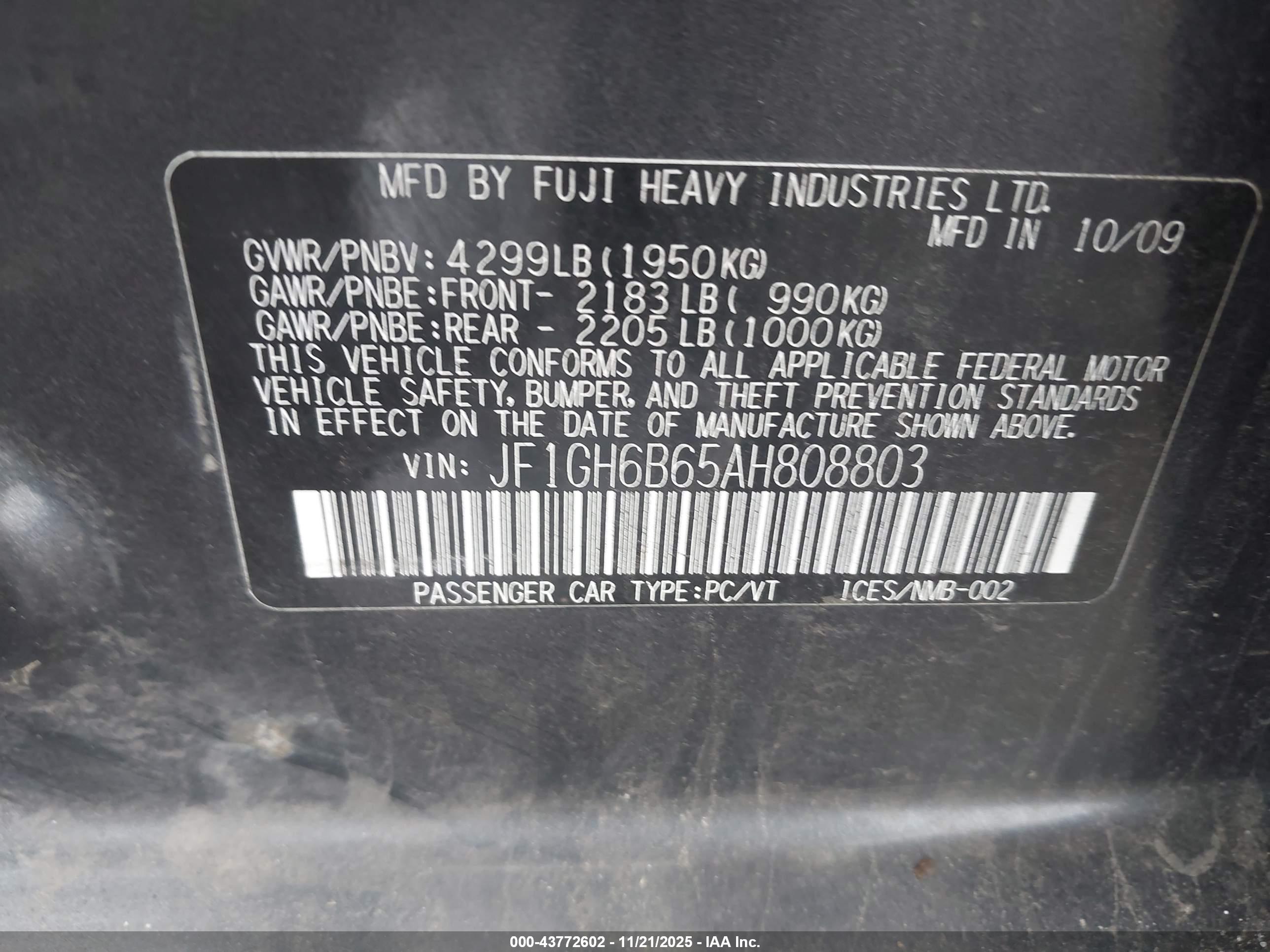SUBARU IMPREZA image 9