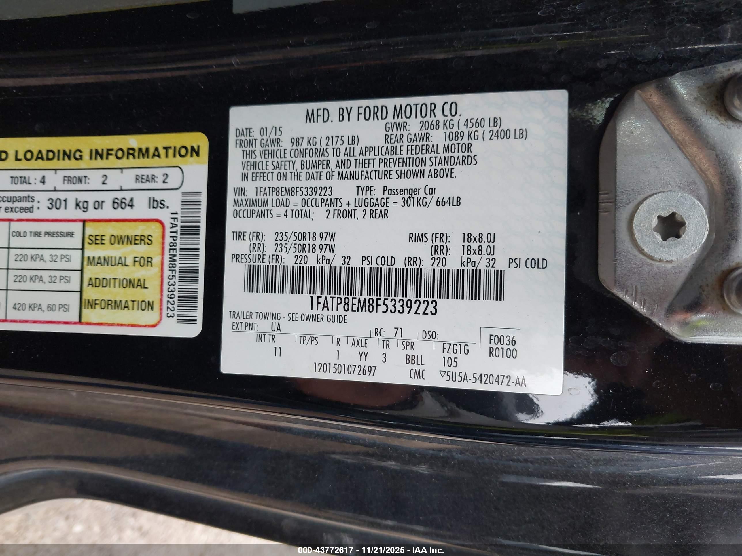 FORD MUSTANG image 9