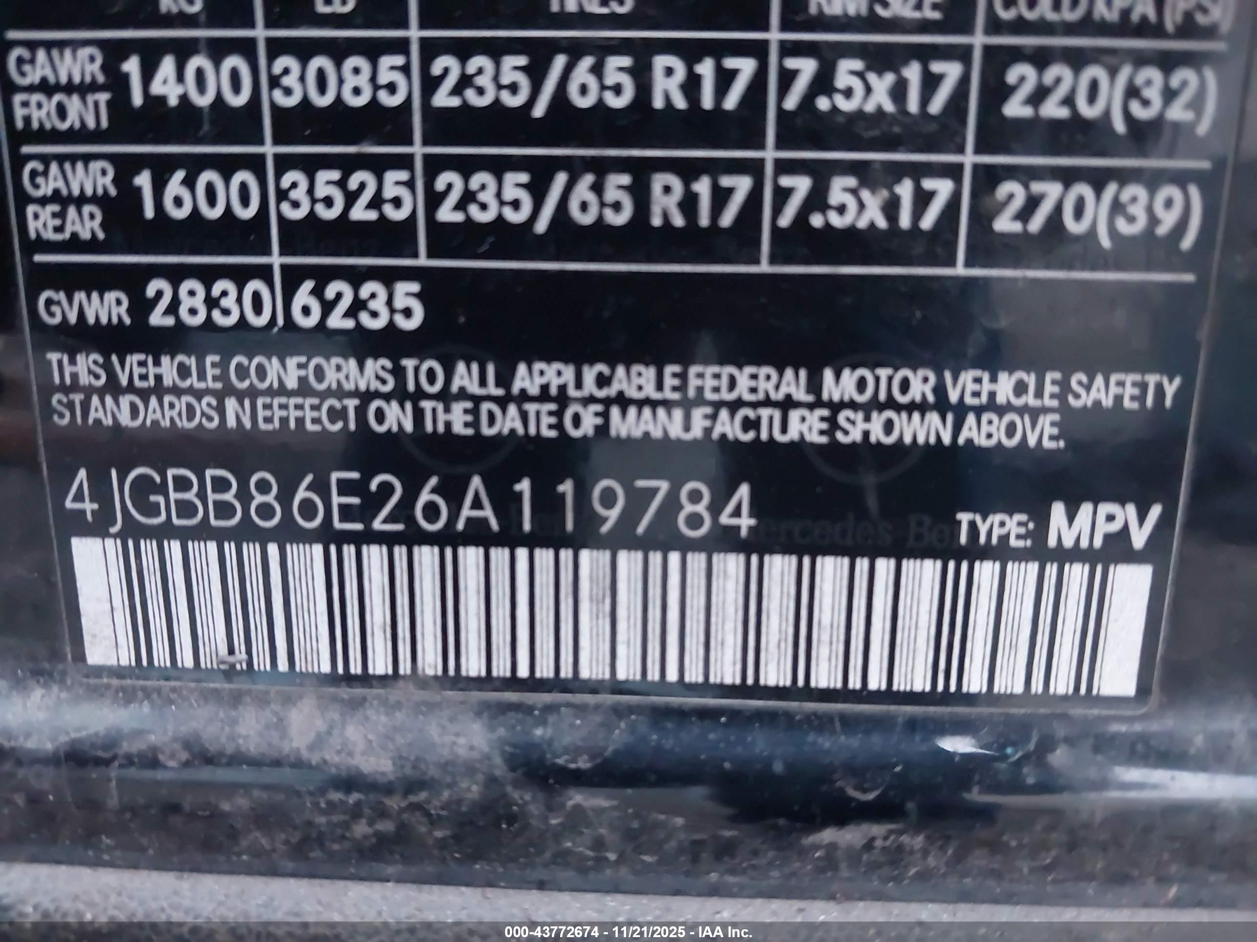 MERCEDES-BENZ ML image 9