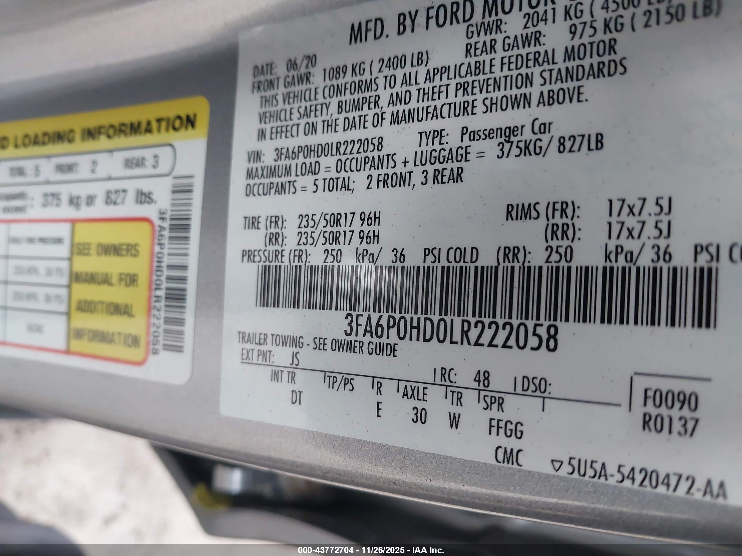 FORD FUSION image 9