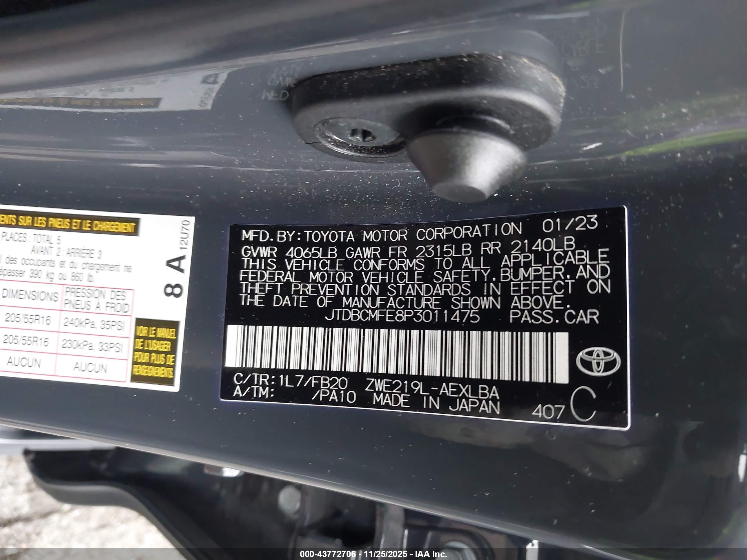 TOYOTA COROLLA image 9