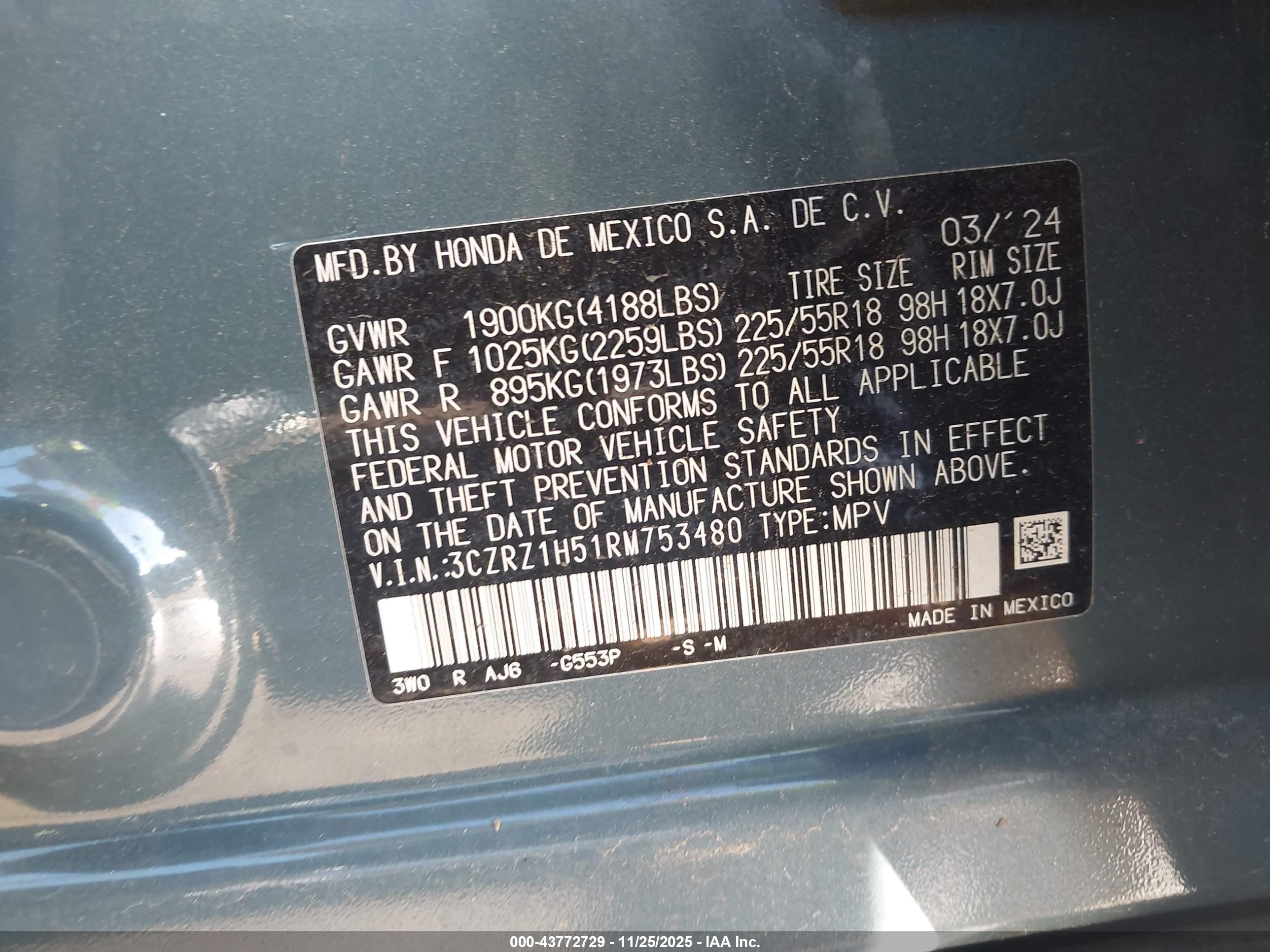 HONDA HR-V image 9