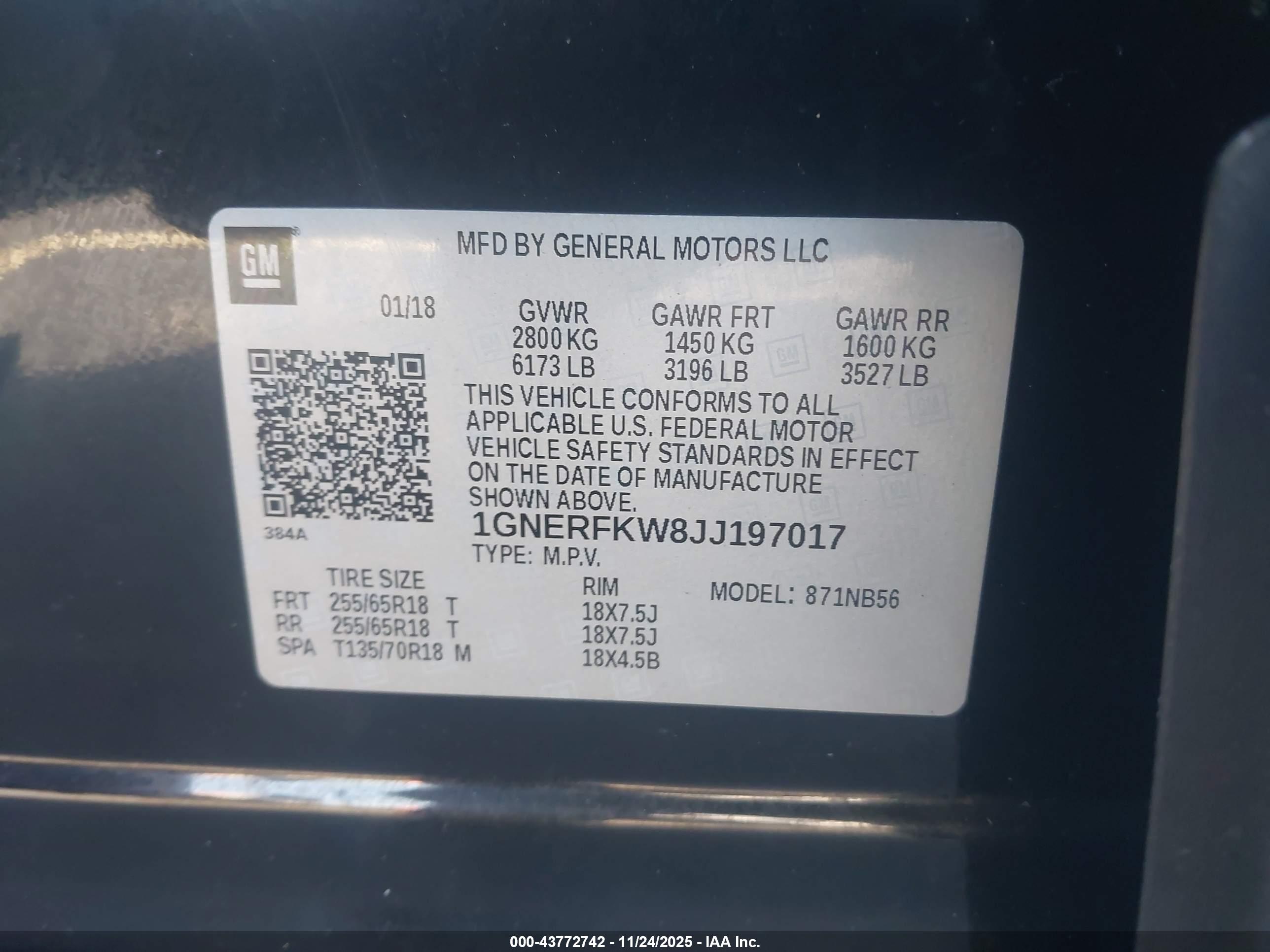CHEVROLET TRAVERSE image 9