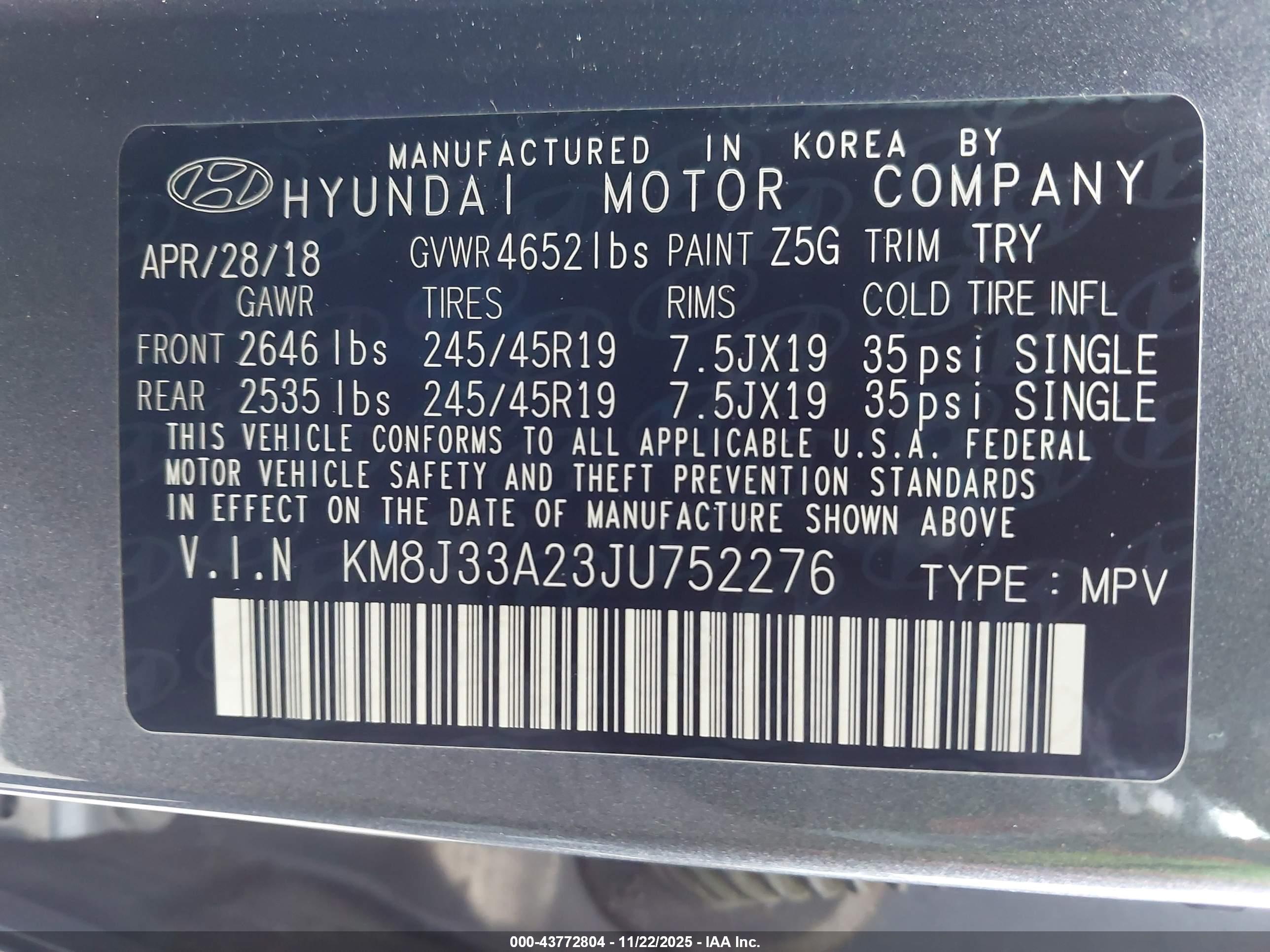 HYUNDAI TUCSON image 9