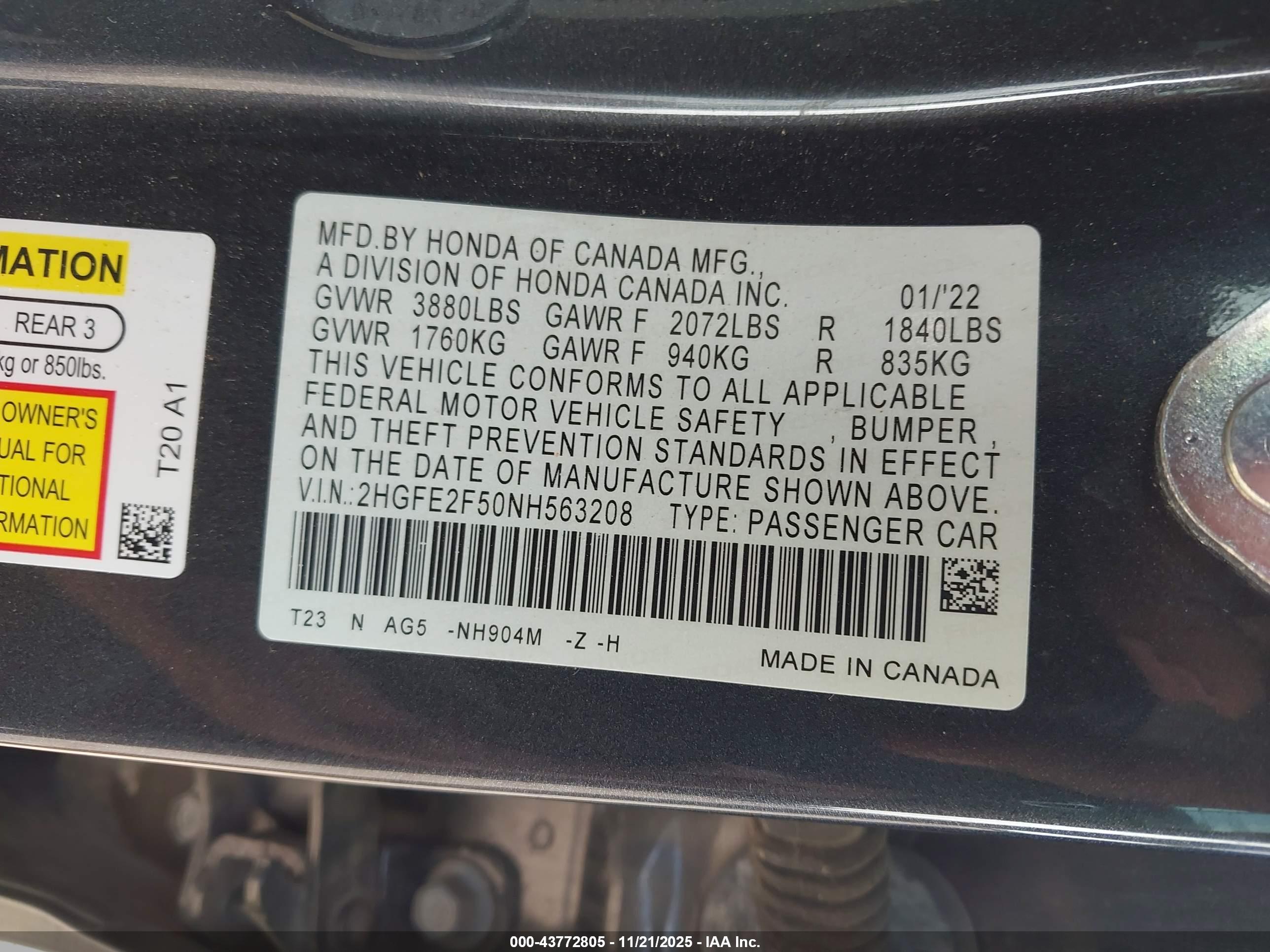 HONDA CIVIC image 9