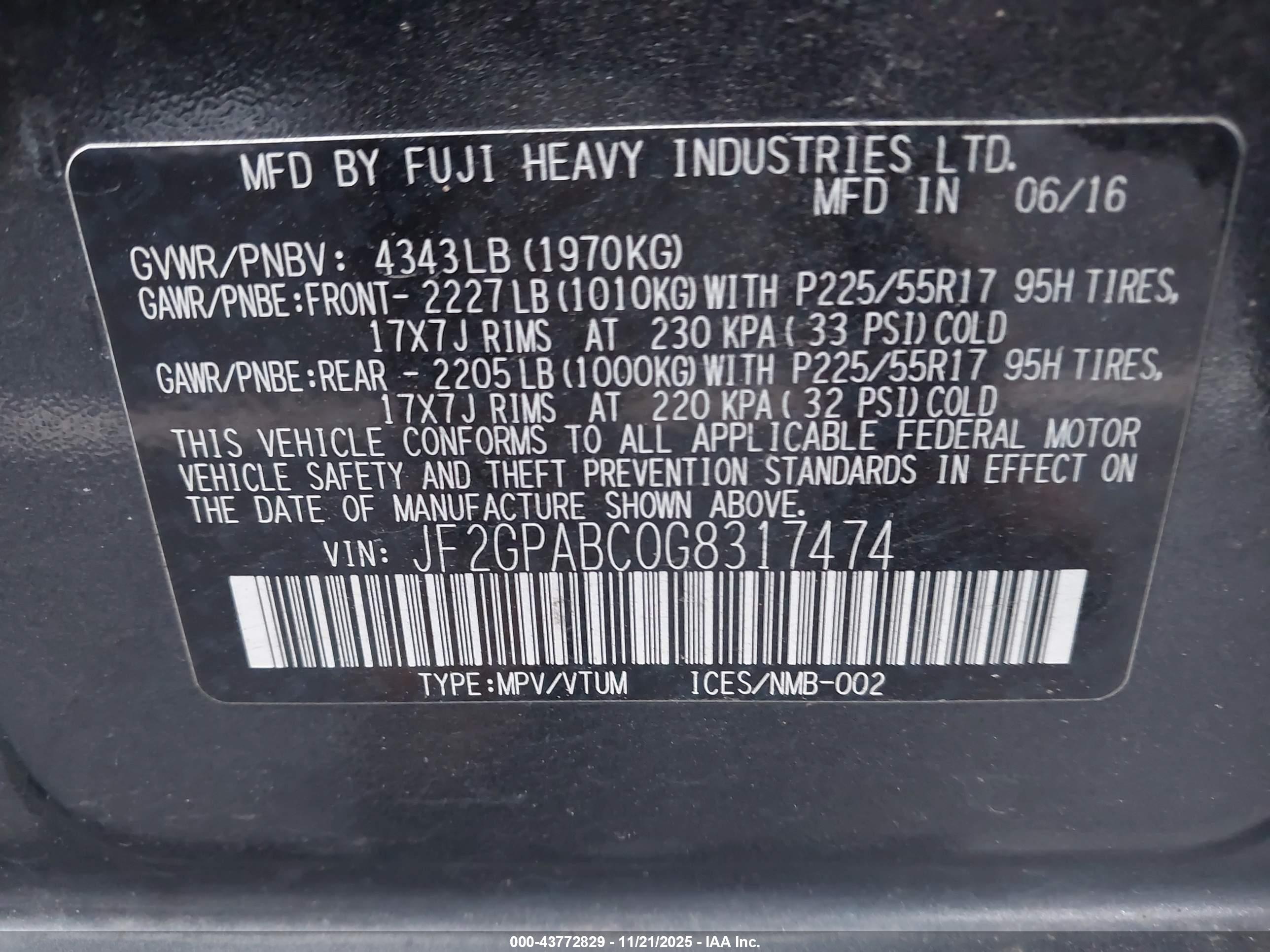 SUBARU CROSSTREK image 9