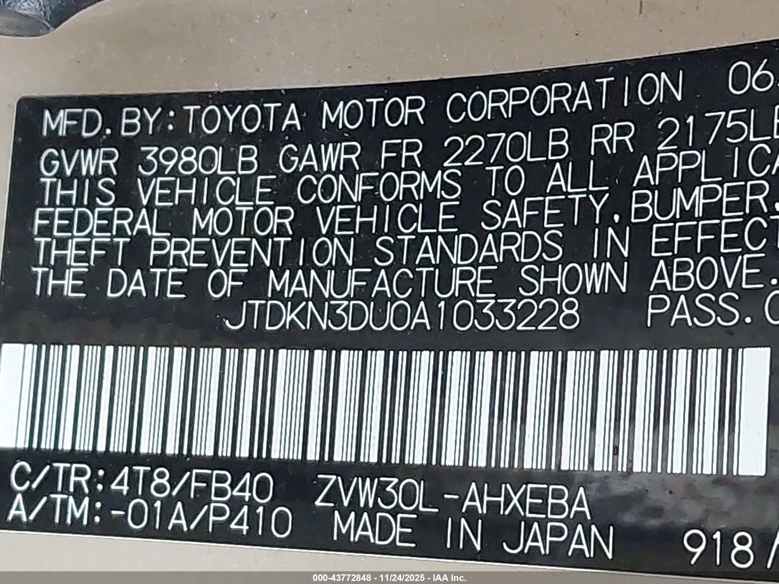 TOYOTA PRIUS image 9