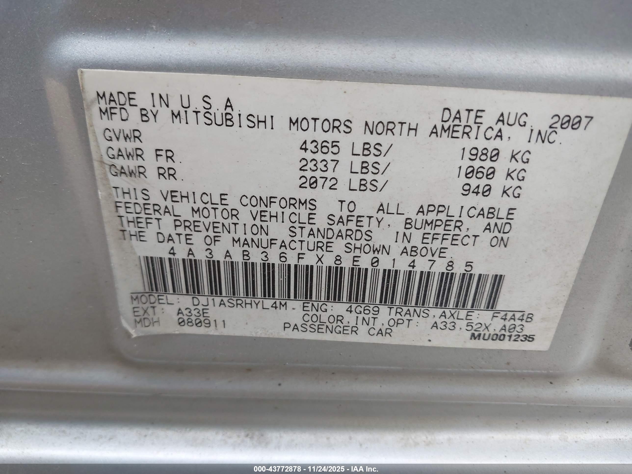 MITSUBISHI GALANT image 9