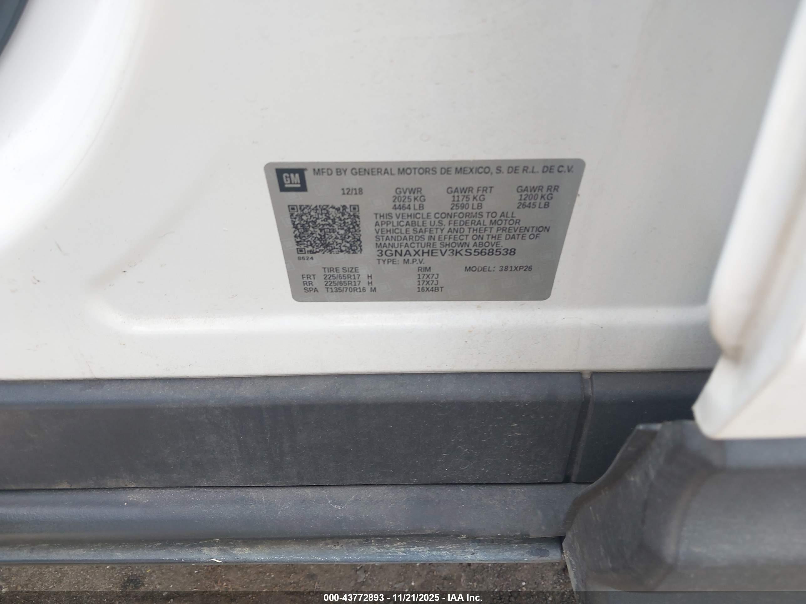 CHEVROLET EQUINOX image 9