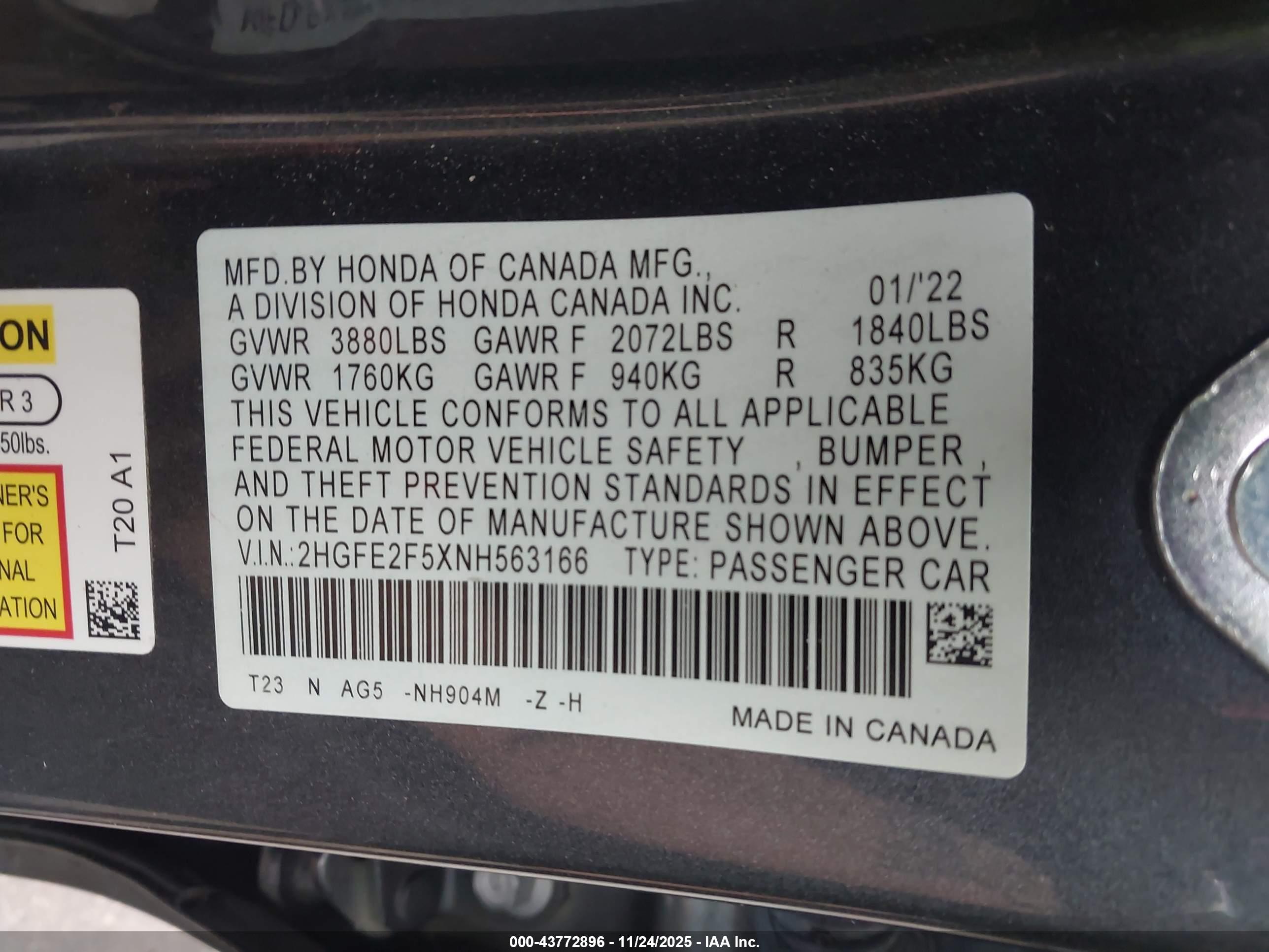 HONDA CIVIC image 9