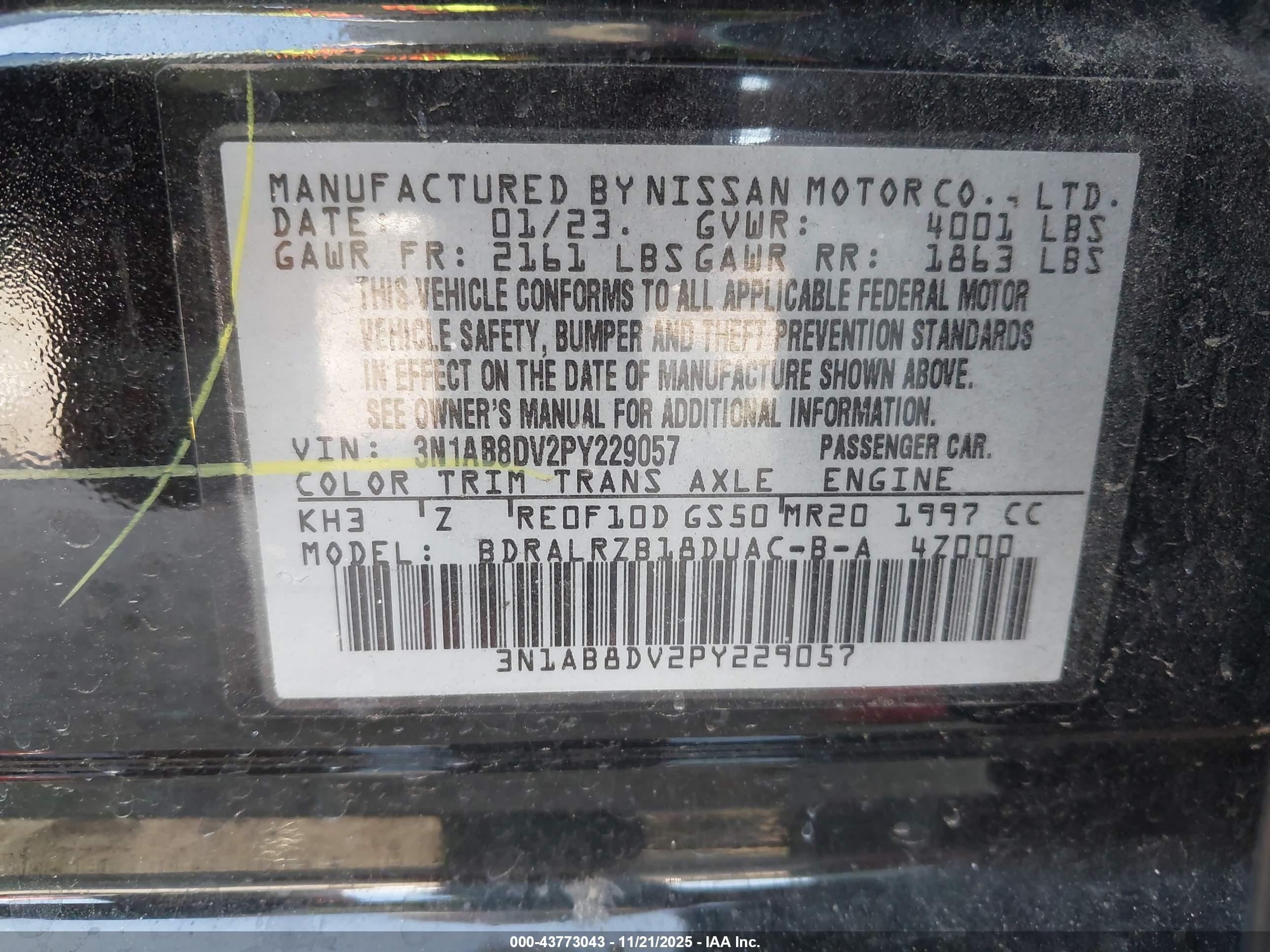 NISSAN SENTRA image 9
