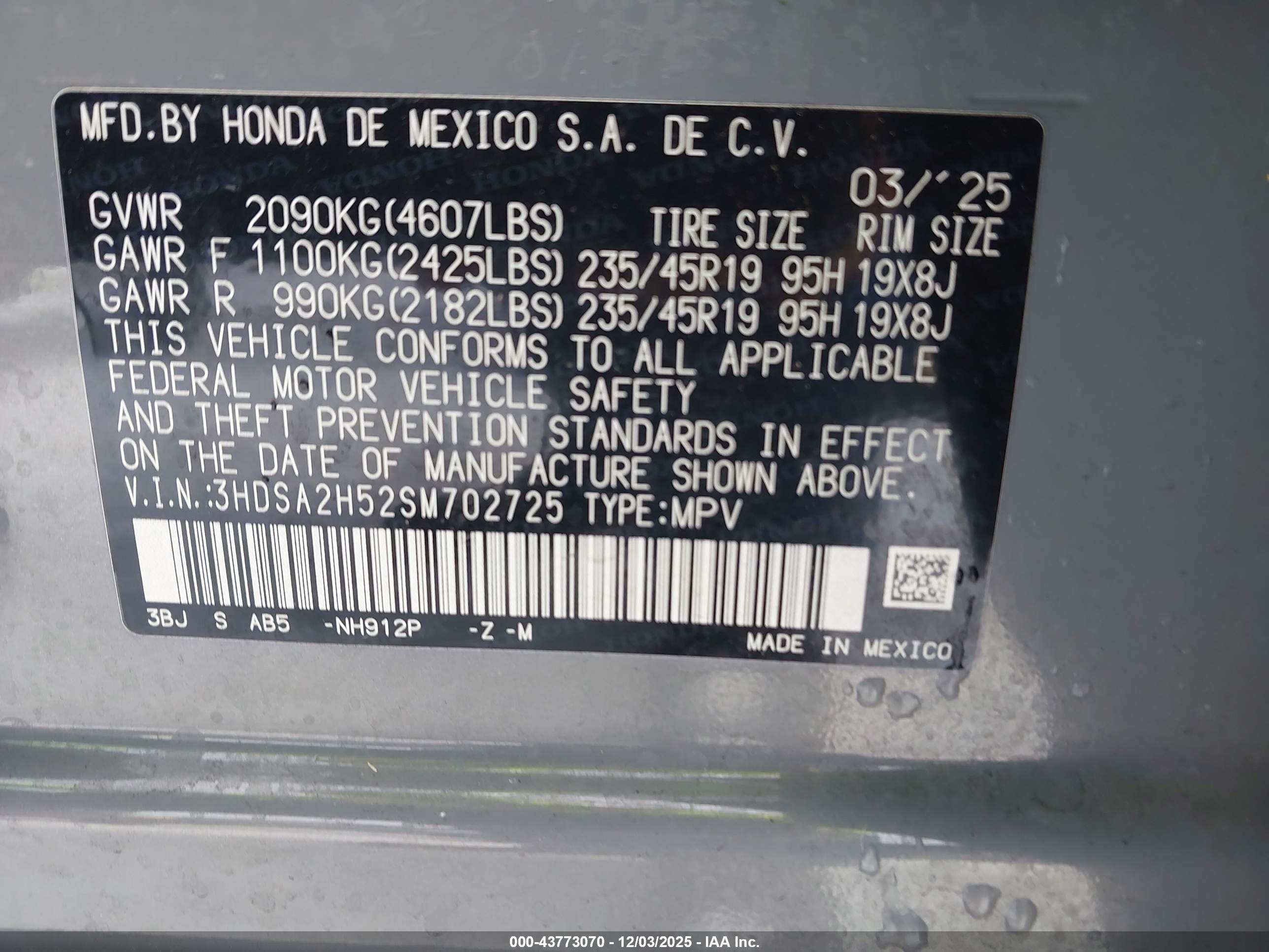 ACURA ADX image 9