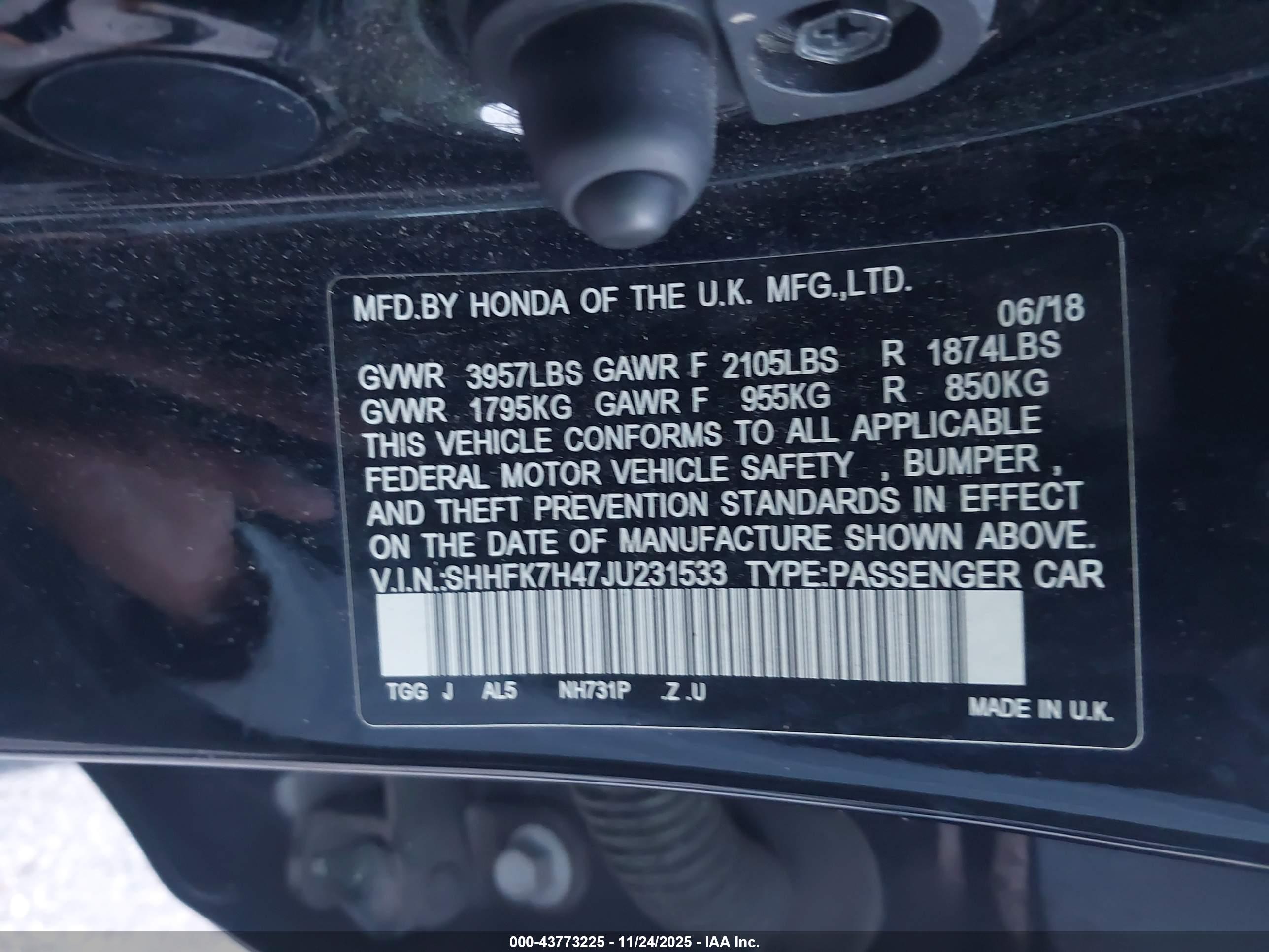 HONDA CIVIC image 9