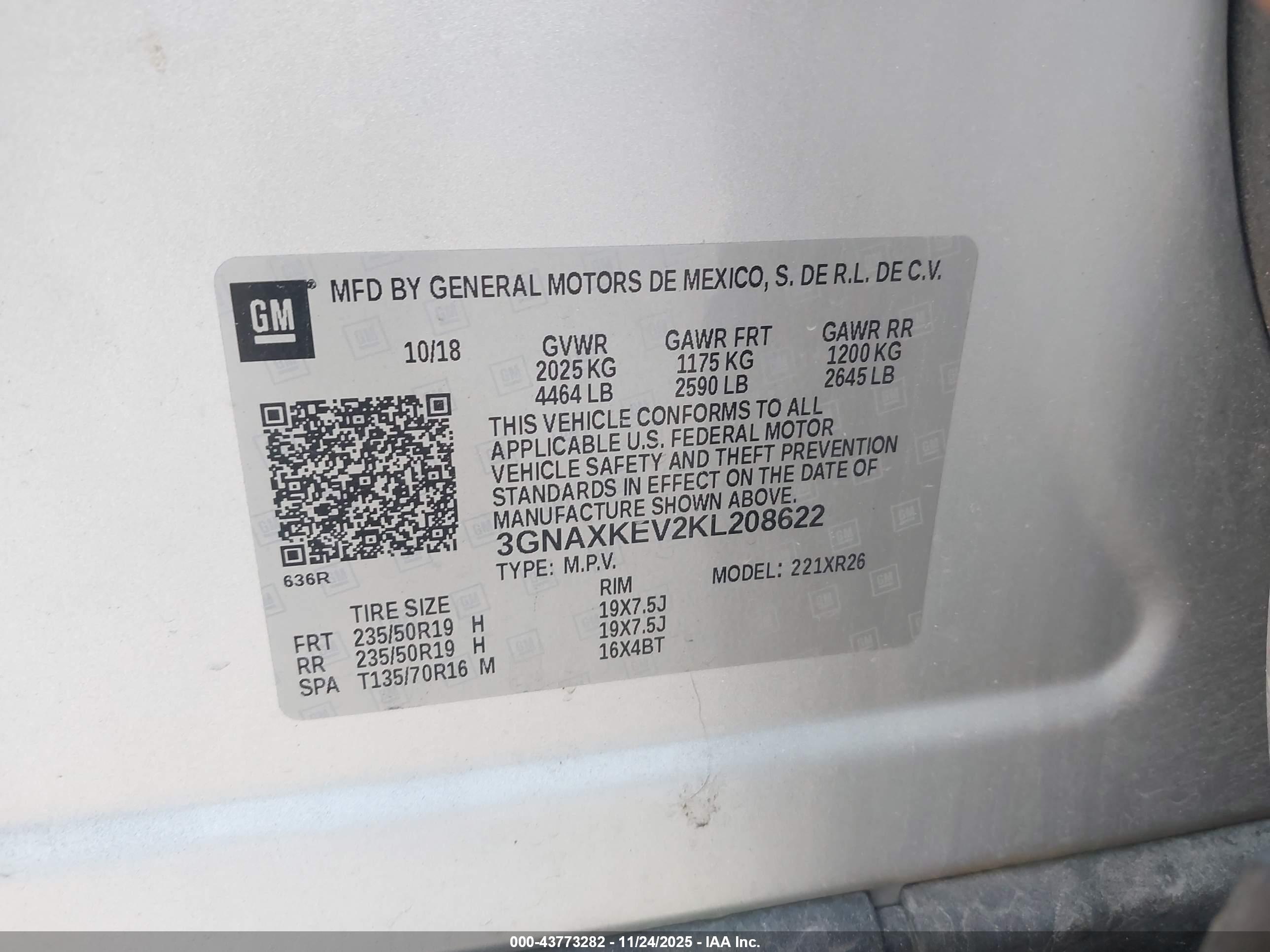 CHEVROLET EQUINOX image 9