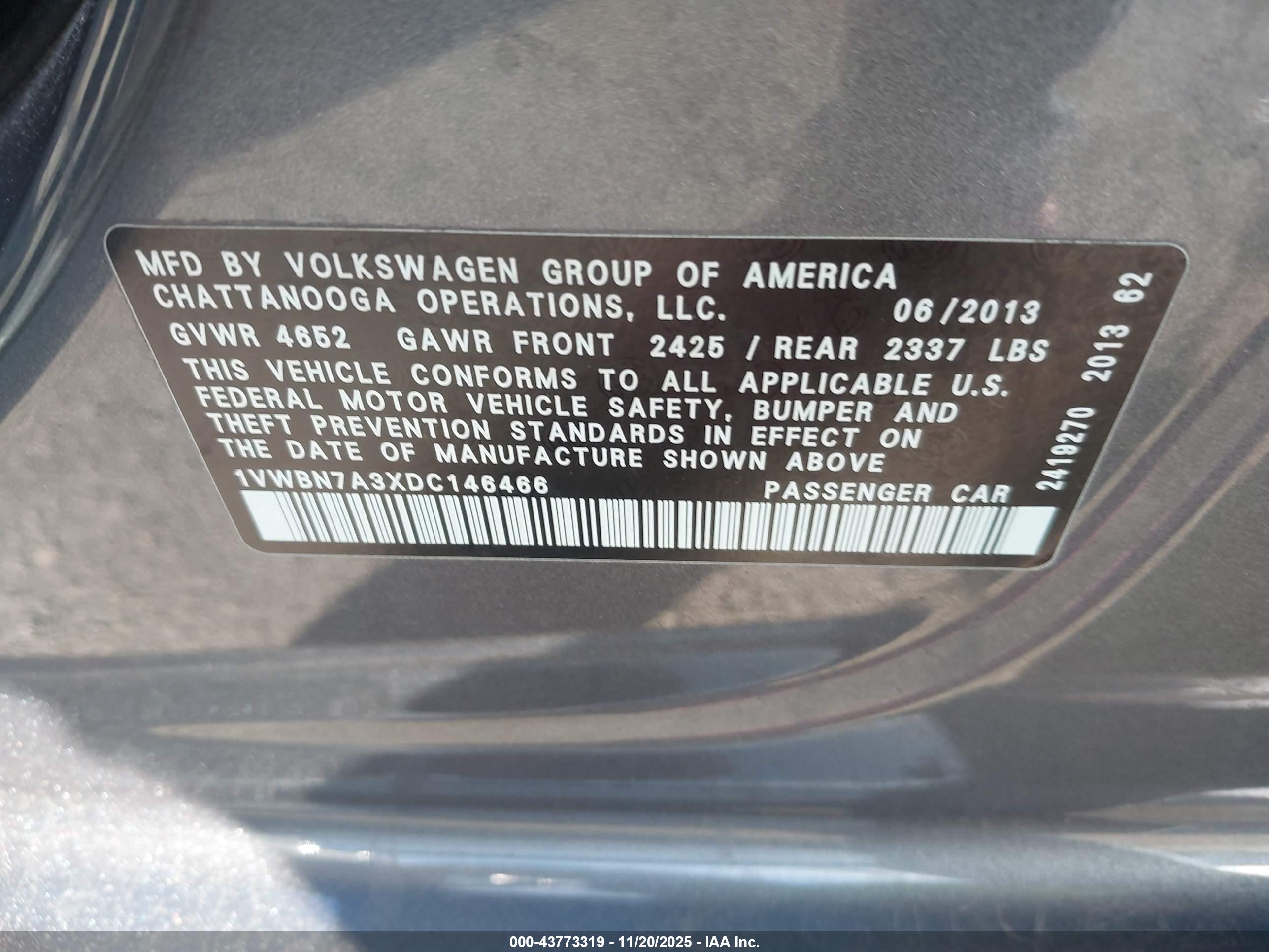 VOLKSWAGEN PASSAT image 9