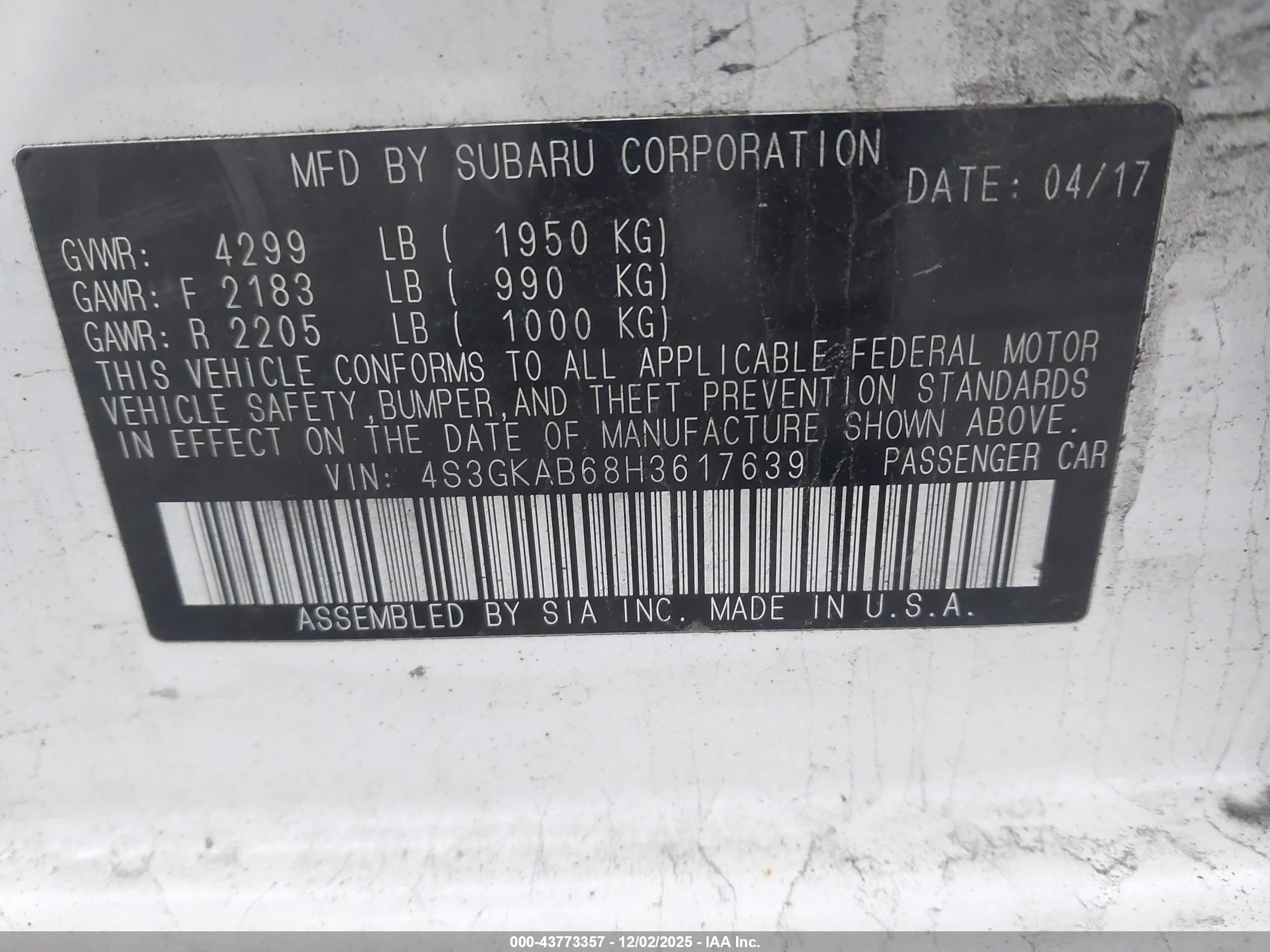 SUBARU IMPREZA image 9